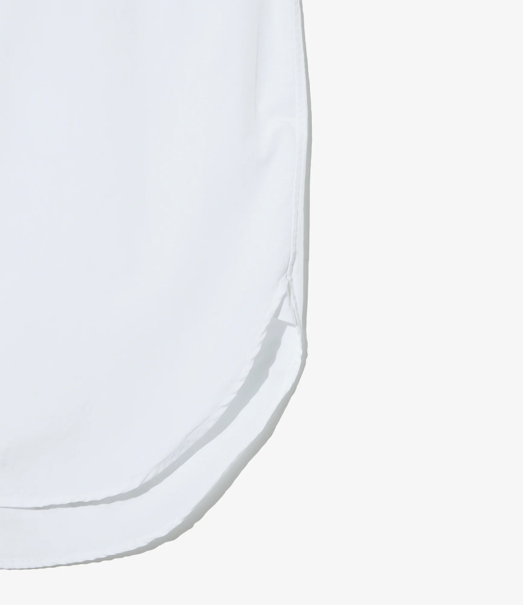 Women's Rounded Collar Shirt - White 100's 2 Ply Broadcloth - Image 5