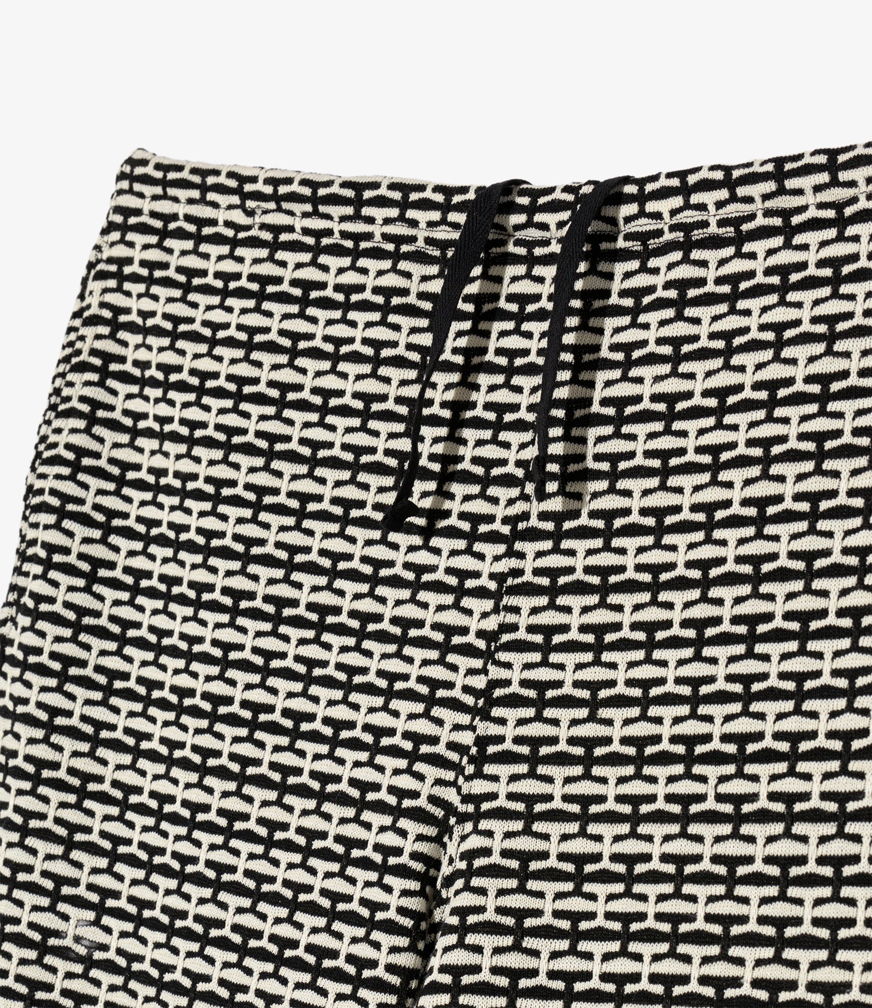 Women's STK Pant - Black/White CP Horizontal Knit Jq. - Image 3