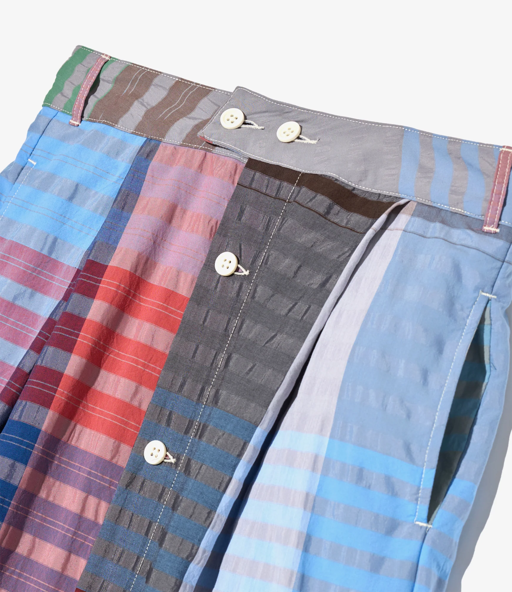 Women's Tuck Skirt - Multi Color CP Big Plaid - Image 3