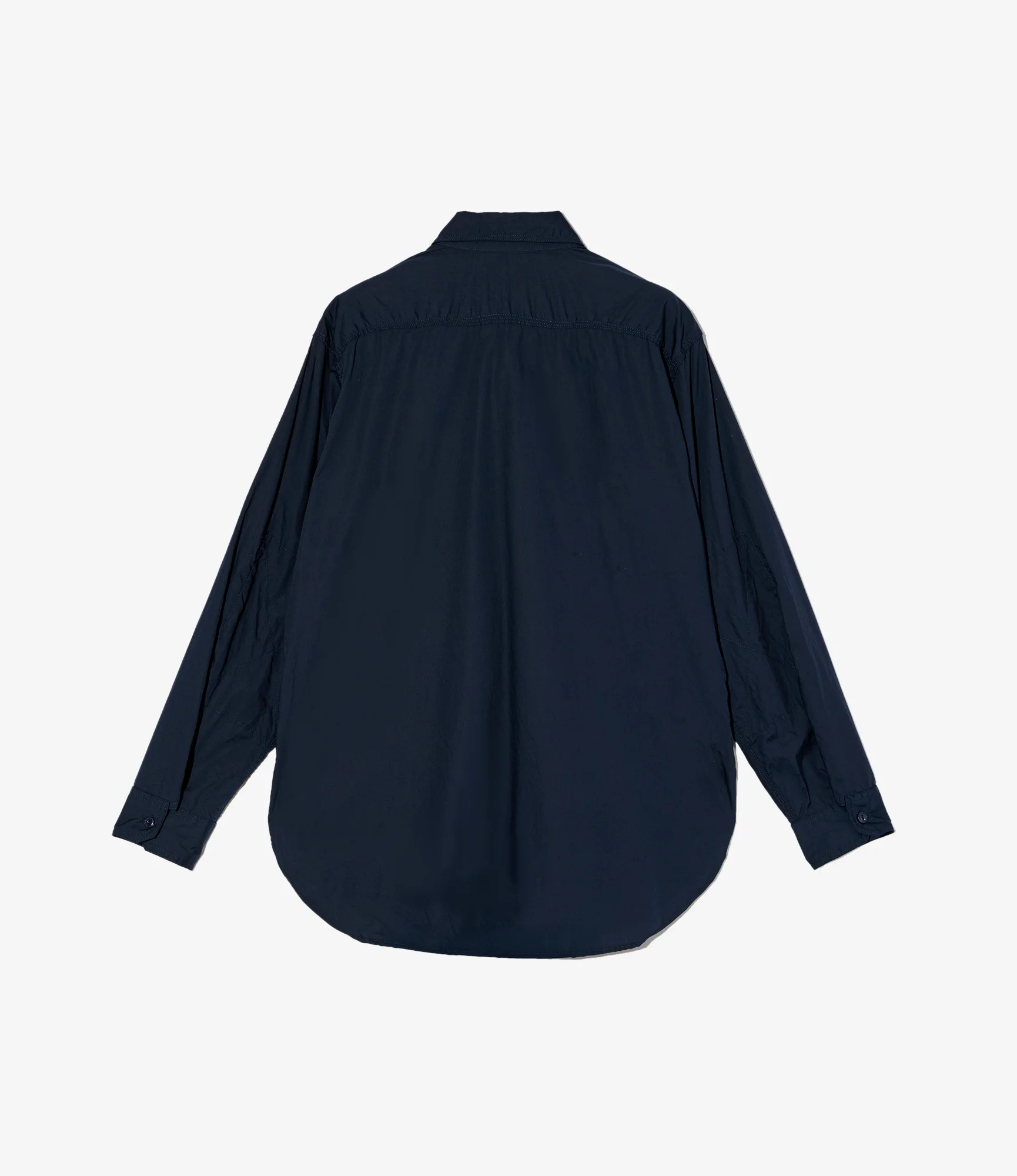 Work Shirt - Dk. Navy Cotton Broadcloth - Image 2