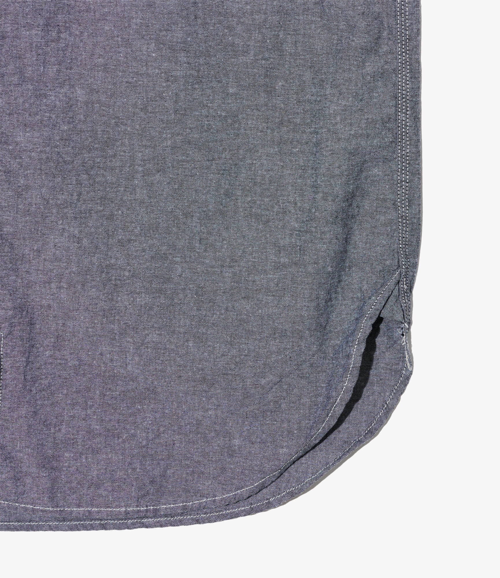 Work Shirt - Grey Cotton Chambray - Image 5