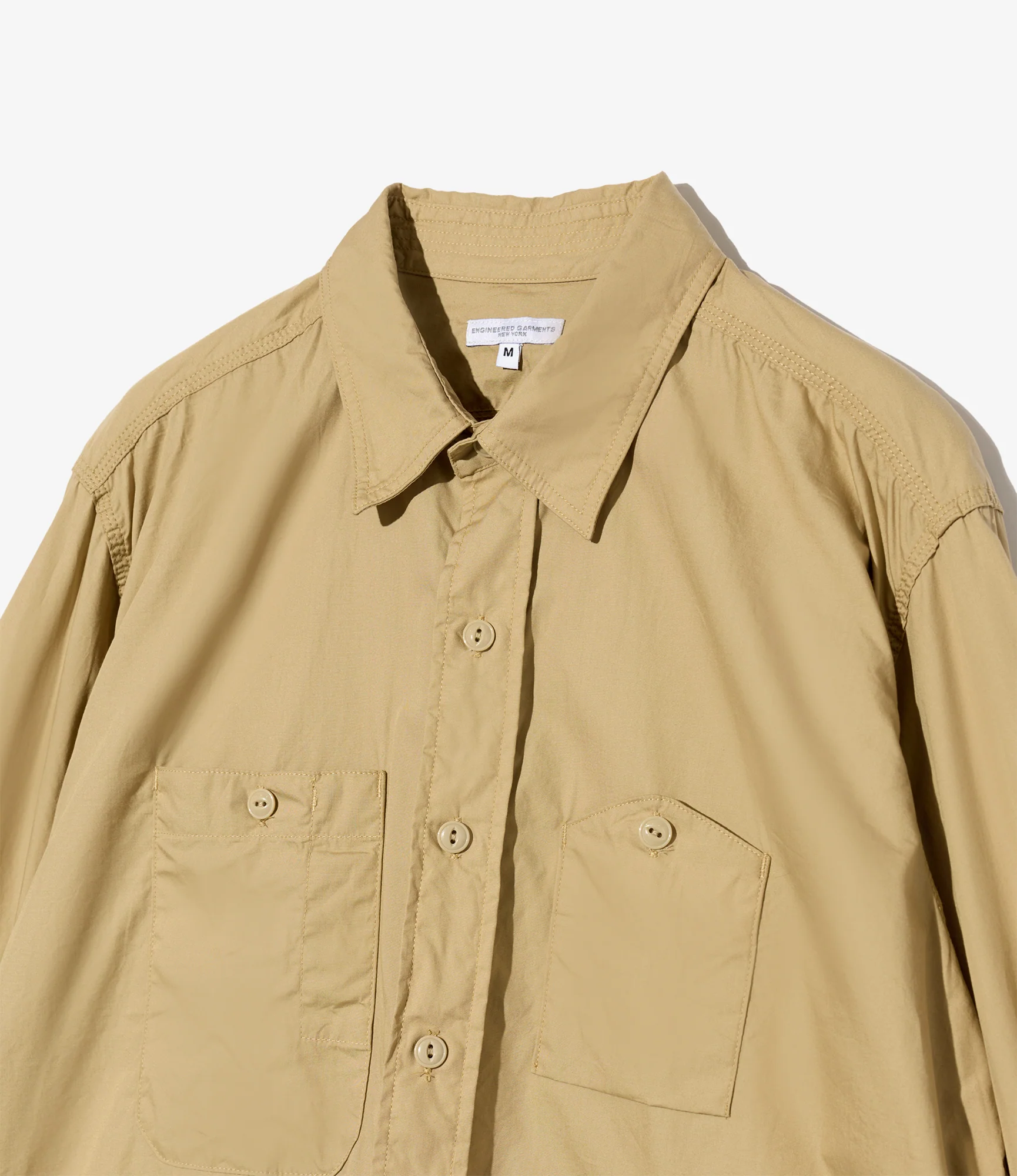 Work Shirt - Tan Superfine Poplin - Image 3