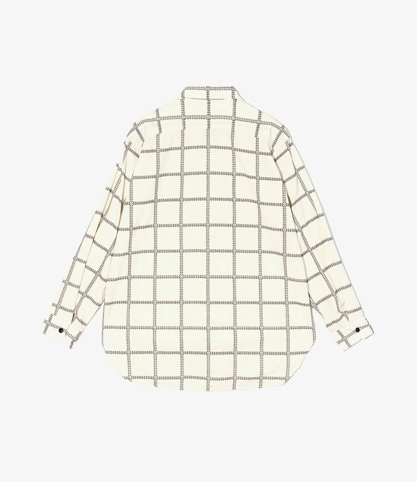 Work Shirt - White/Black CP Square Embroidery - Image 2