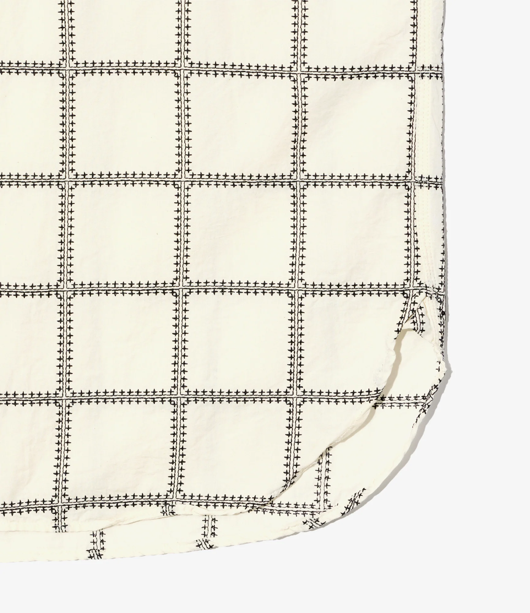 Work Shirt - White/Black CP Square Embroidery - Image 5