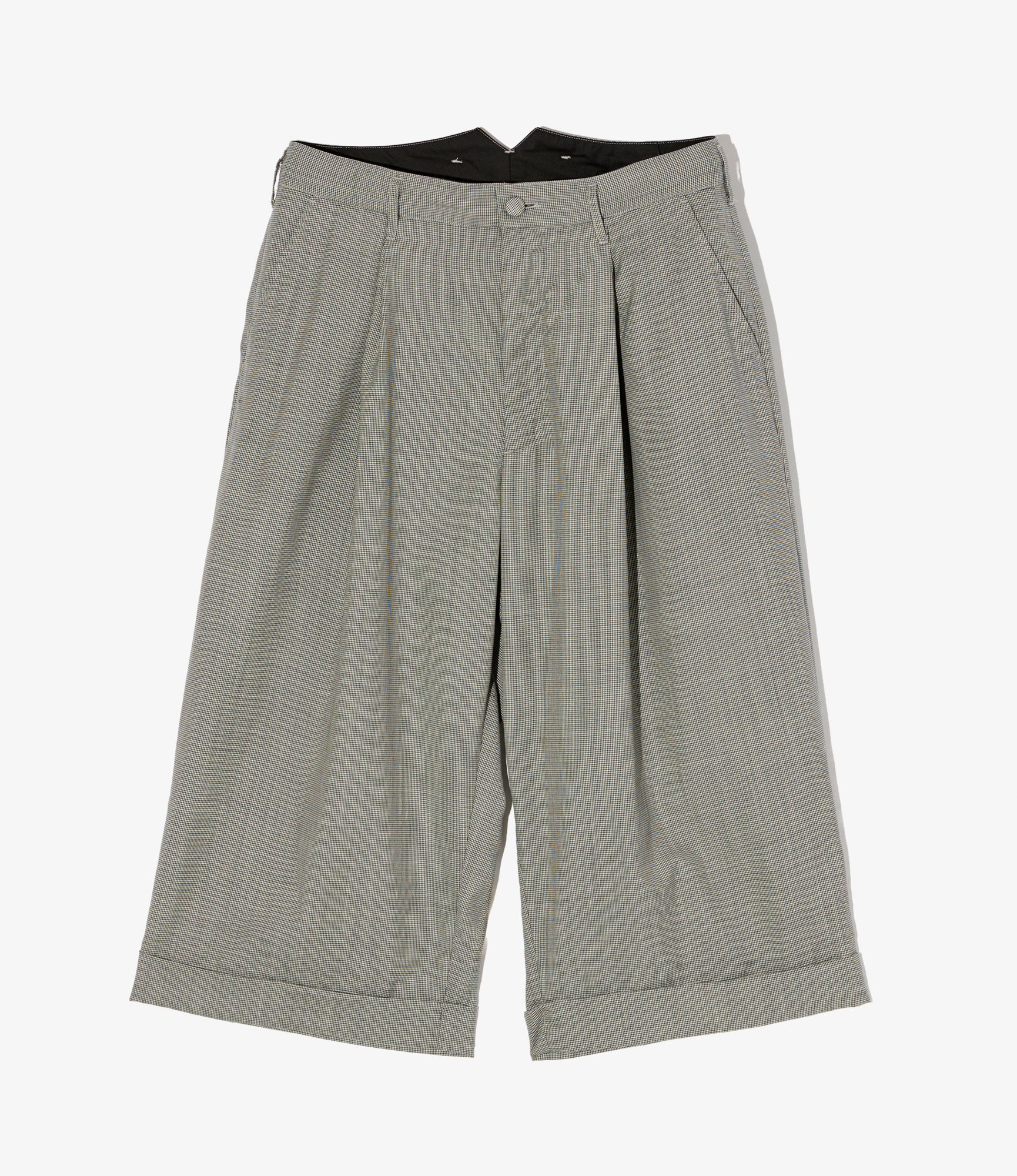 WP 3/4 Pant - Grey Micro Houndstooth Tropical Wool