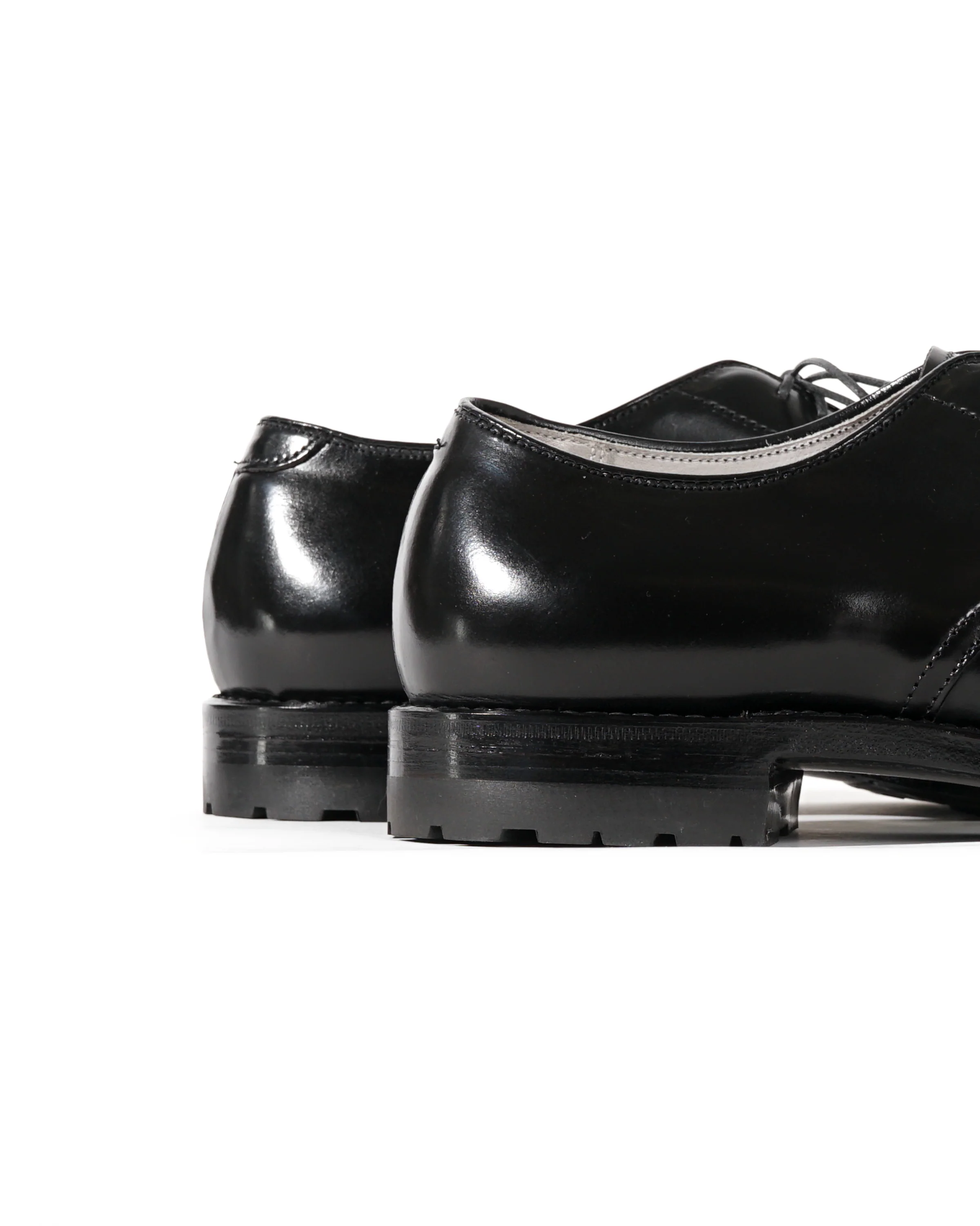 Engineered Garments x Alden - Algonquin V-Tip Blucher - Black Cordovan w/Commando Sole - Image 6