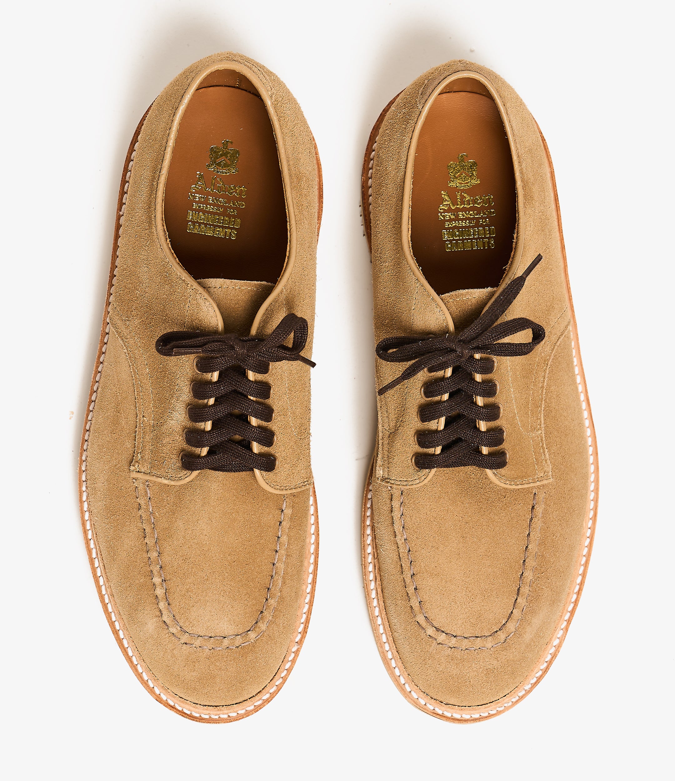 Engineered Garments x Alden - Indy Oxford - Tan Suede w/Goodyear Sole - Image 2