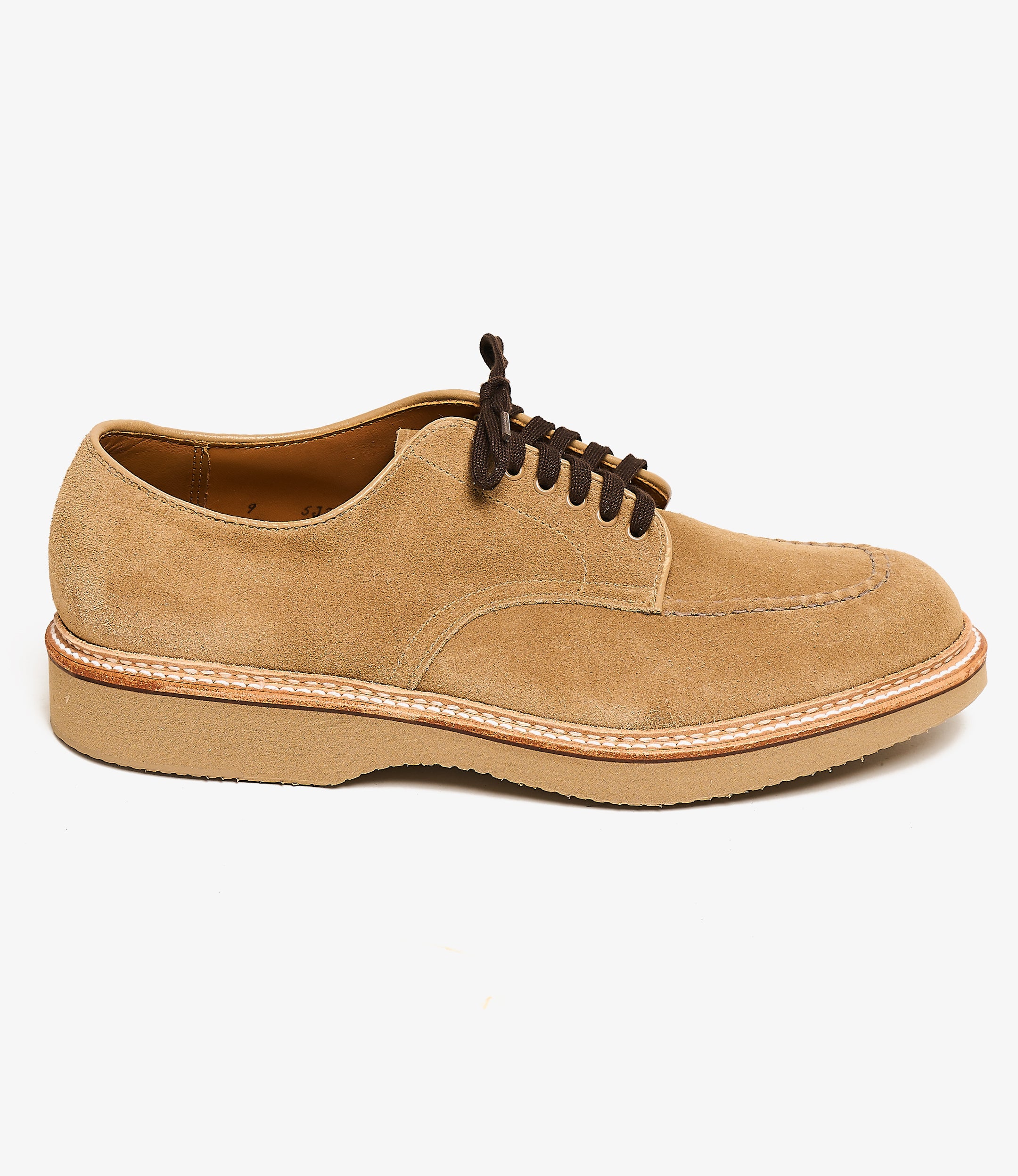 Engineered Garments x Alden - Indy Oxford - Tan Suede w/Goodyear Sole - Image 5