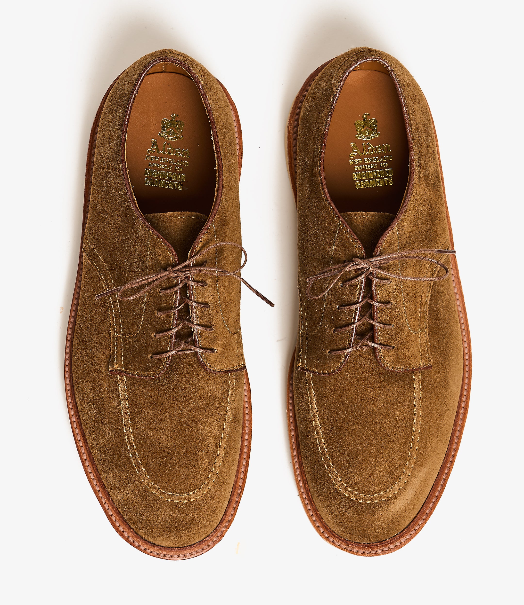 Engineered Garments x Alden - Indy Oxford - Snuff Suede w/Goodyear Sole - Image 2