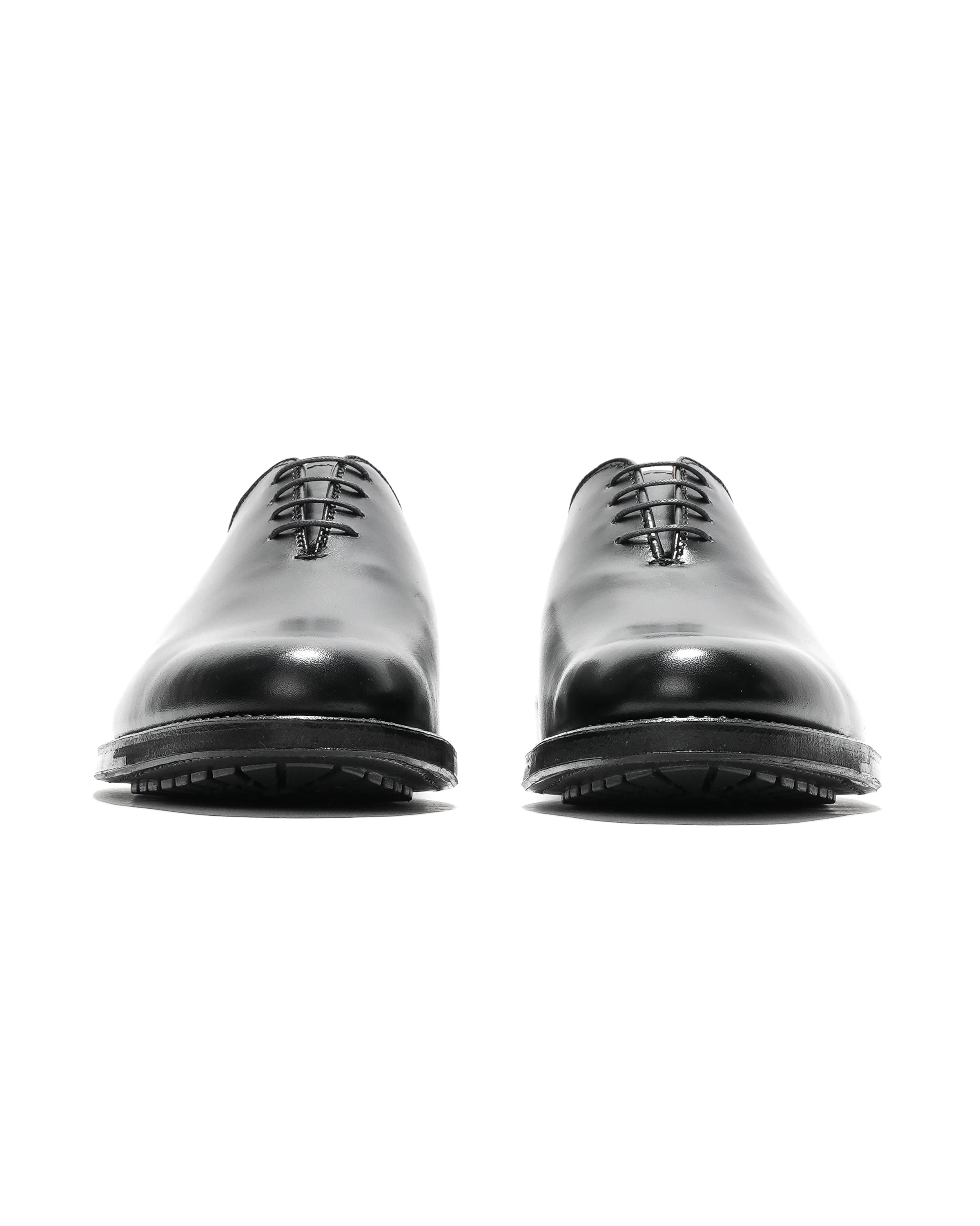 Engineered Garments x Alden - Wholecut Plain Toe Oxford - Black - Calf Skin - Image 5
