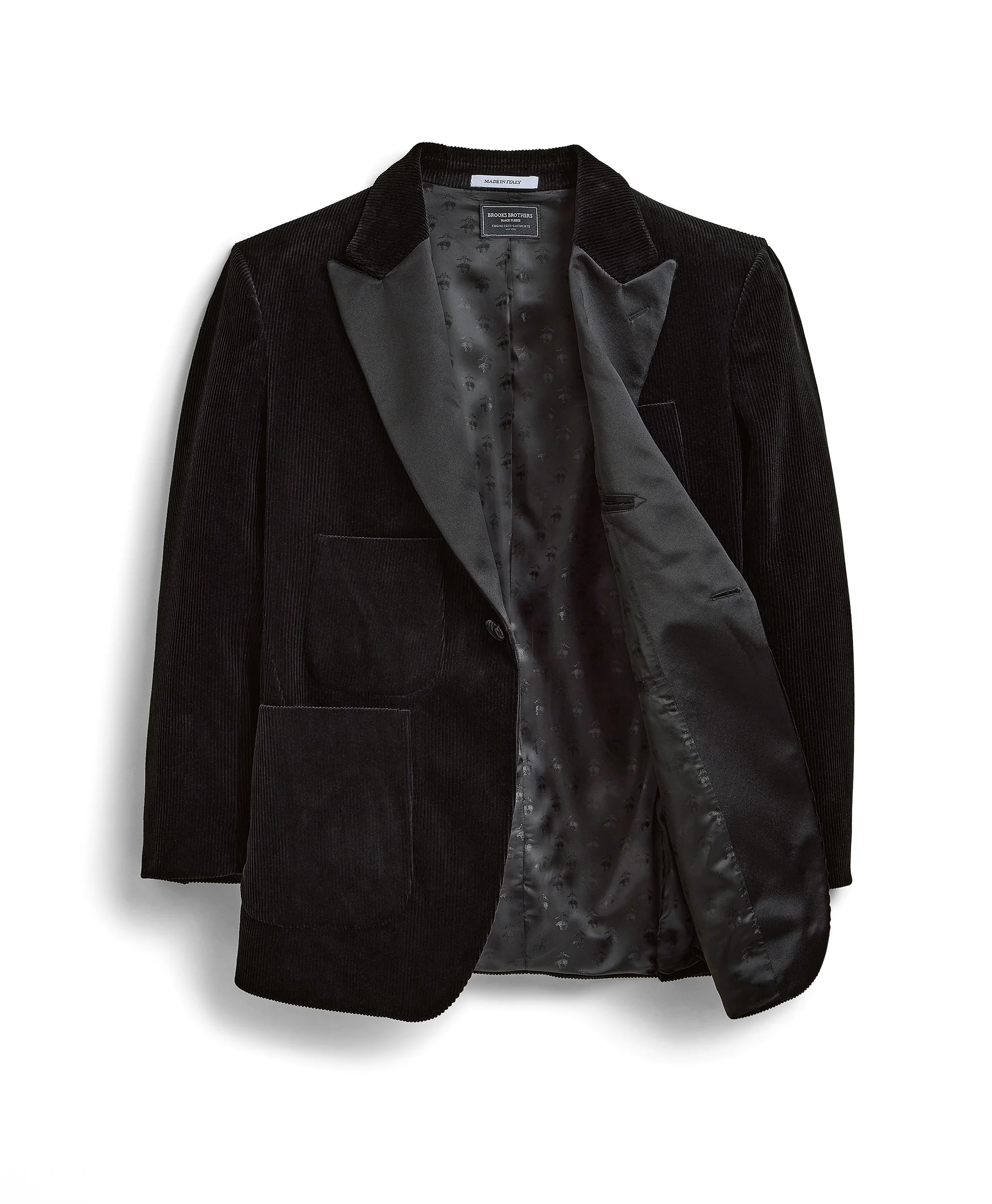 Engineered Garments x Brooks Brothers - Oversized Tux Jacket - Black Cord - Image 3