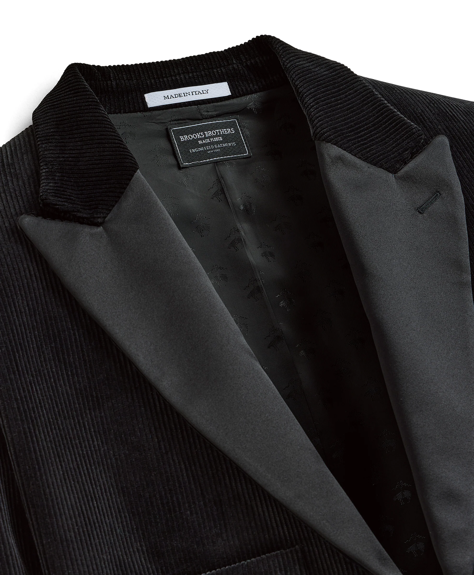 Engineered Garments x Brooks Brothers - Oversized Tux Jacket - Black Cord - Image 4
