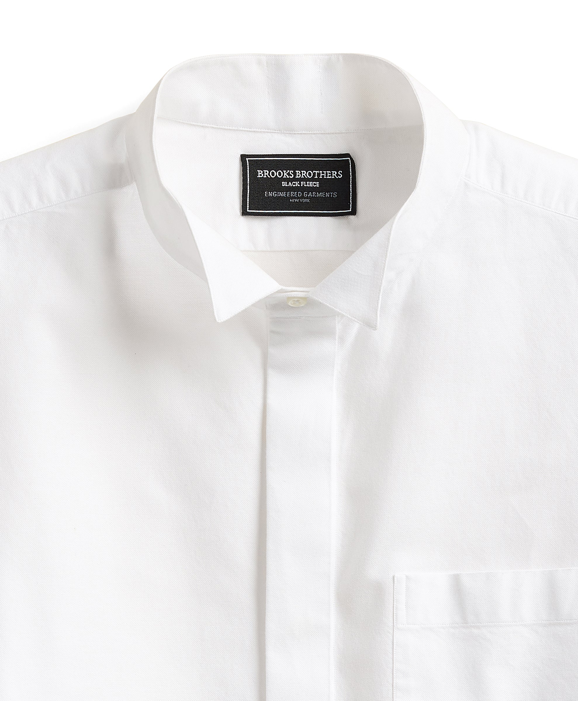Engineered Garments x Brooks Brothers - Oversized Wing Collar Shirt - White Oxford - Image 3