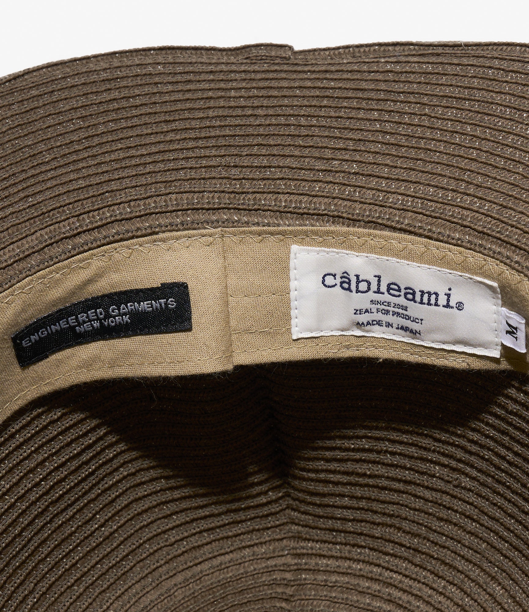 Engineered Garments x Cableami - Packable Colonial Hat - Olive - Image 5