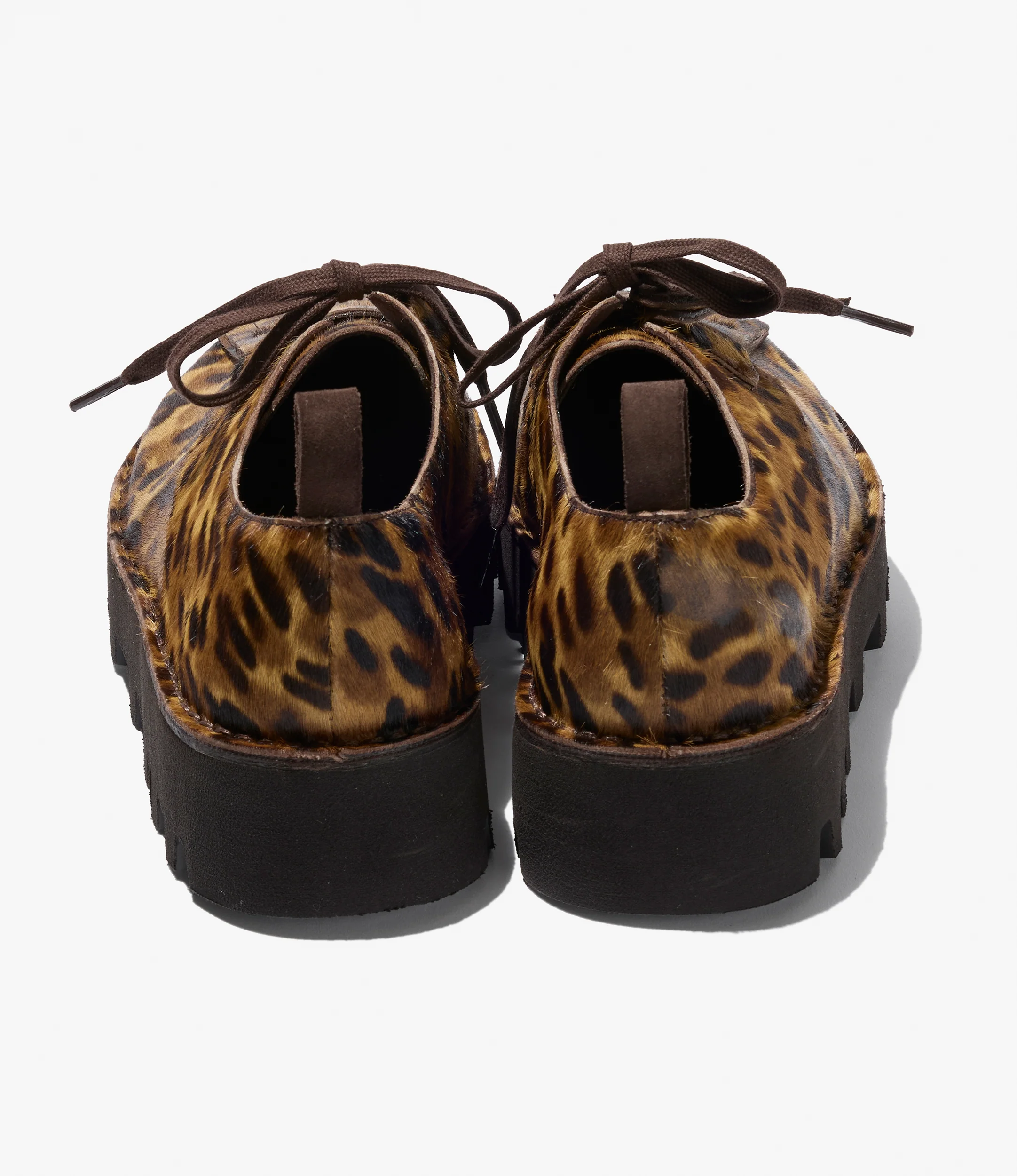 Engineered Garments x Clarks - Desert Khan - Leopard Print Pony Hair - Image 4