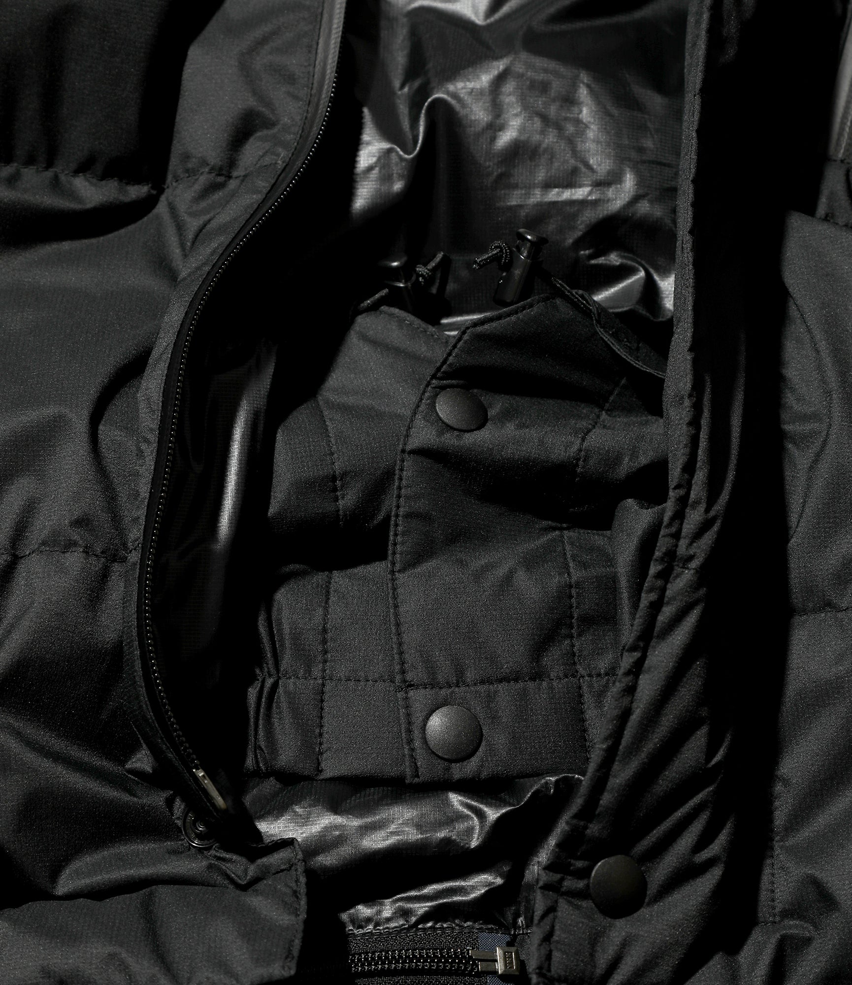 Engineered Garments x Nanga - Detachable Down Coat - Black - Image 11