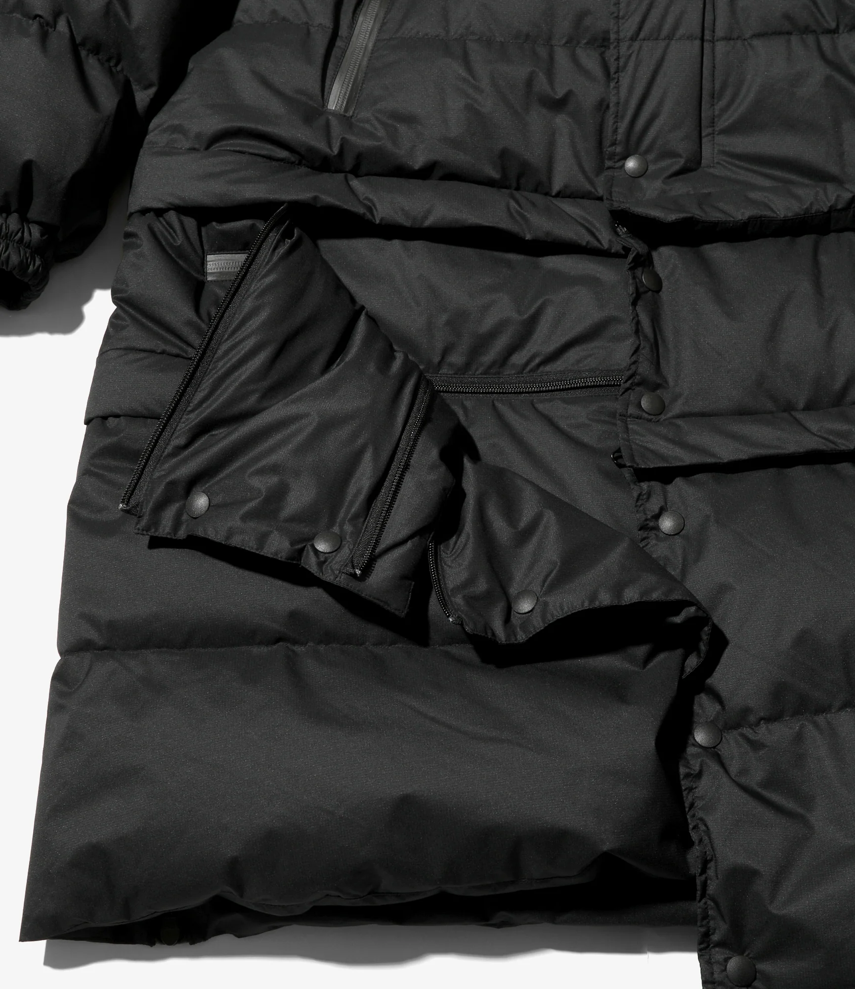 Engineered Garments x Nanga - Detachable Down Coat - Black - Image 4