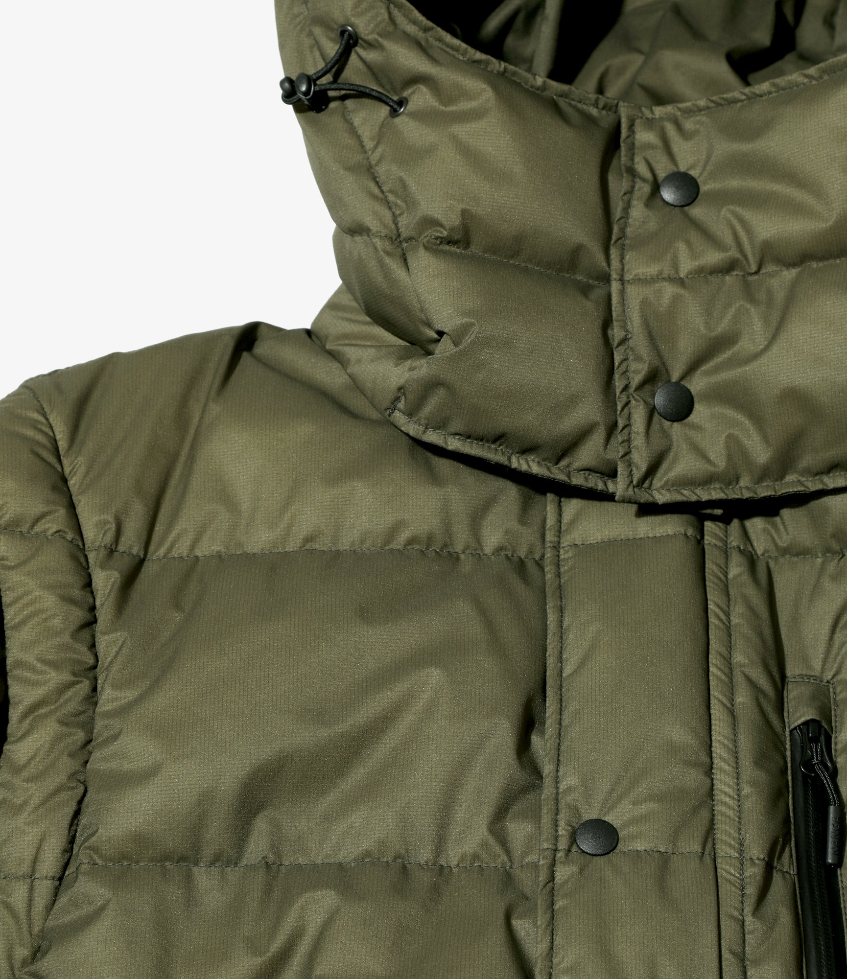 Engineered Garments x Nanga - Detachable Down Coat - Khaki - Image 2