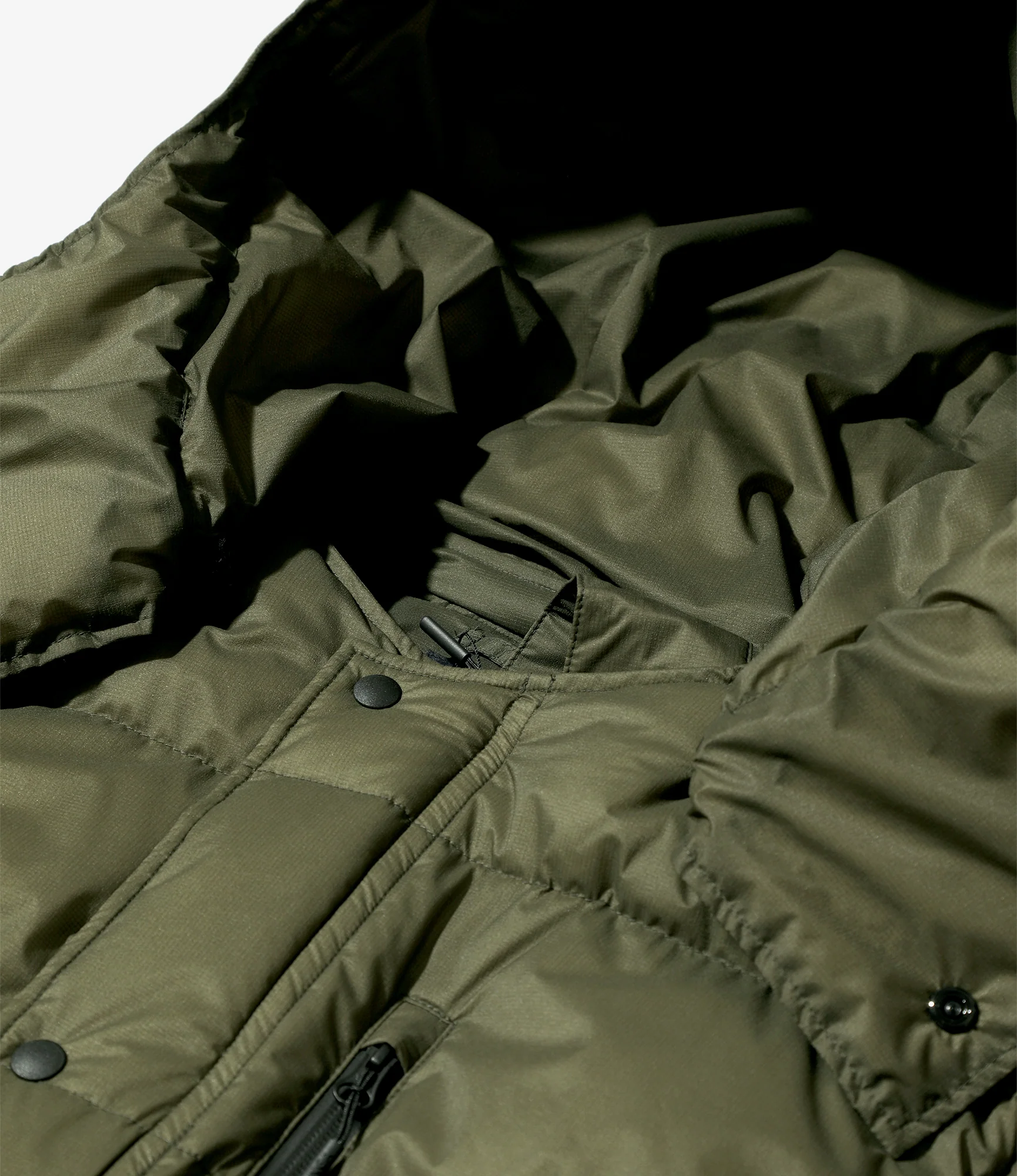 Engineered Garments x Nanga - Detachable Down Coat - Khaki - Image 3