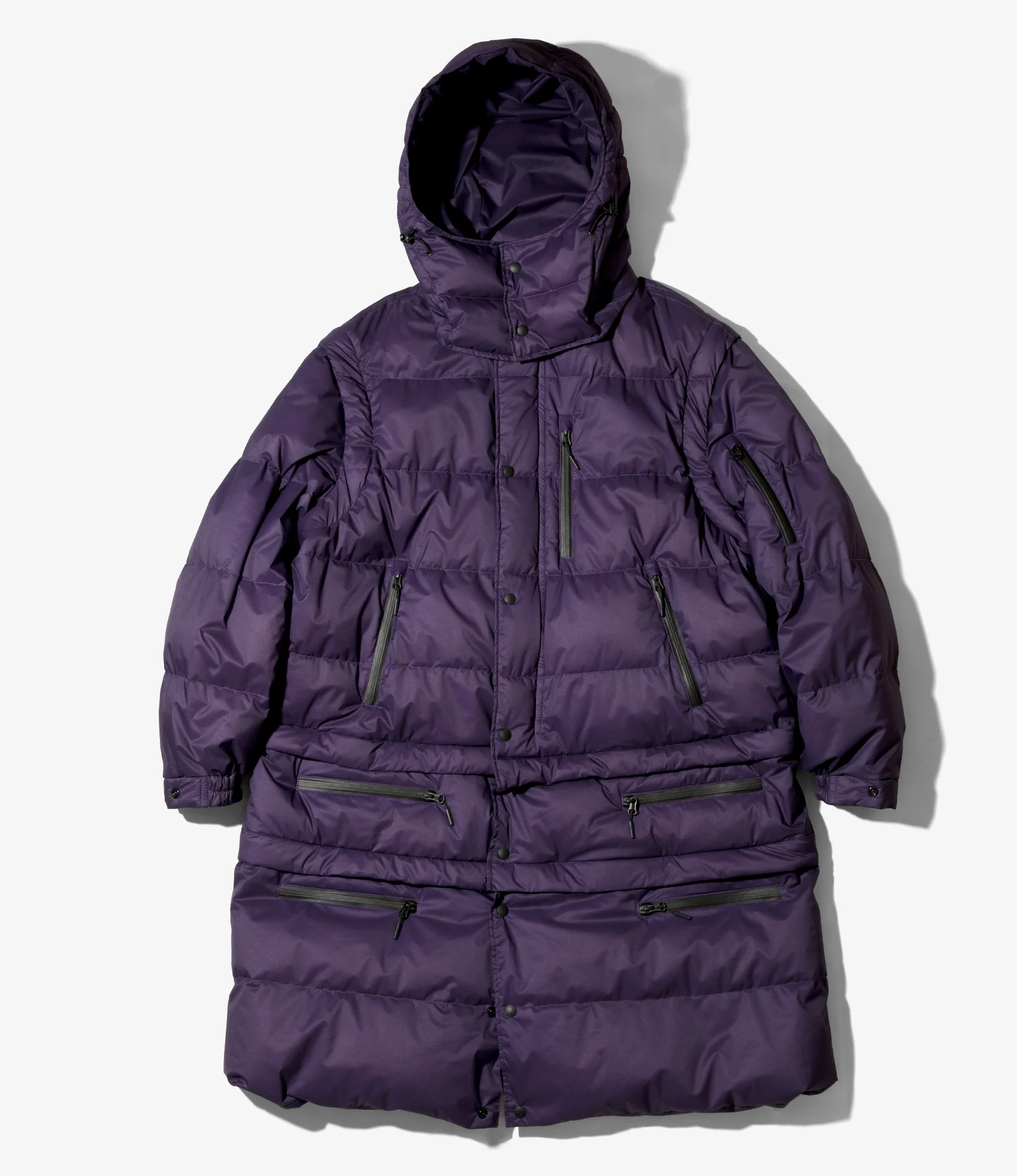 Engineered Garments x Nanga - Detachable Down Coat - Purple