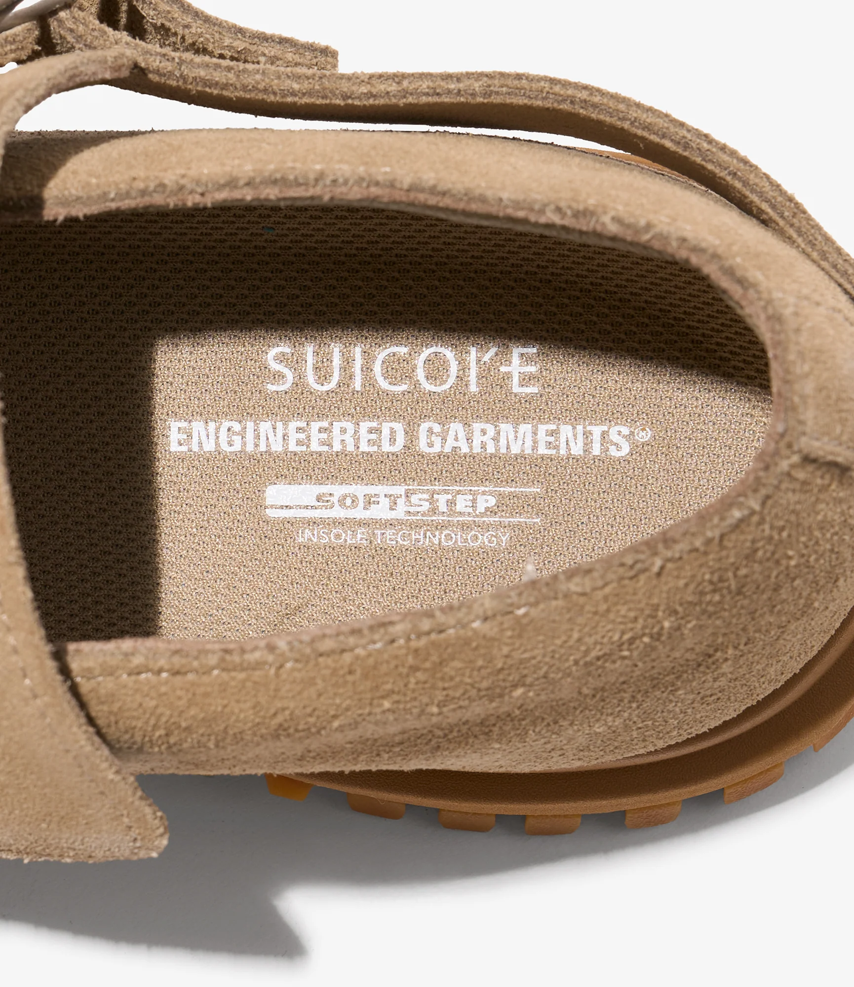 Engineered Garments x Suicoke - Ring Moc - Beige Suede - Image 7