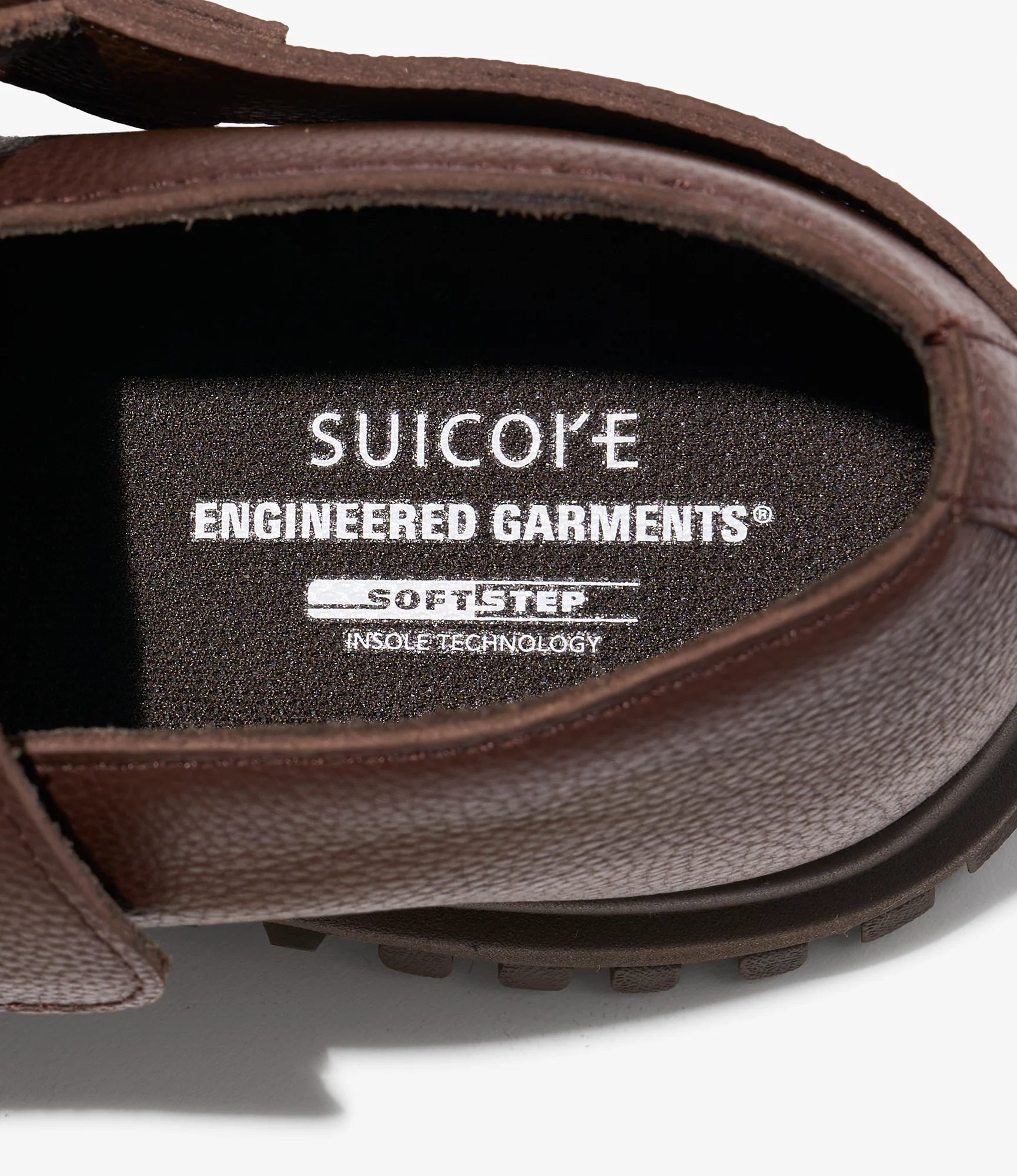 Engineered Garments x Suicoke - Ring Moc - Brown Grain Leather - Image 7