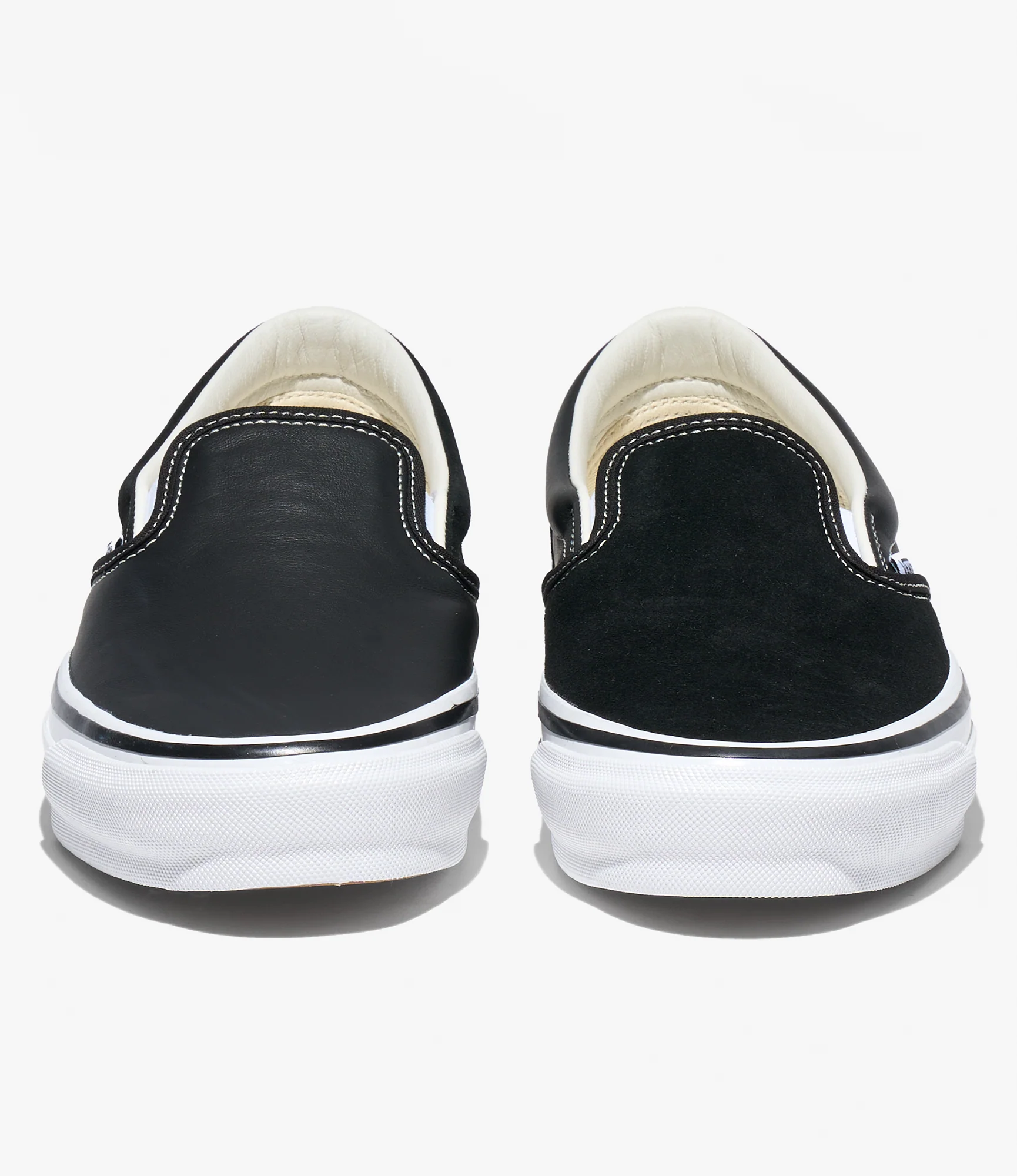 Engineered Garments x Vans - OTW Classic Slip-On 98 - Black Leather - Image 3