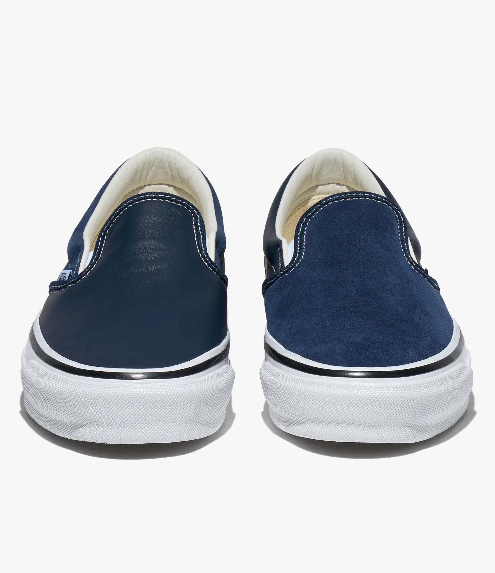 Engineered Garments x Vans - OTW Classic Slip-On 98 - Navy Leather - Image 3