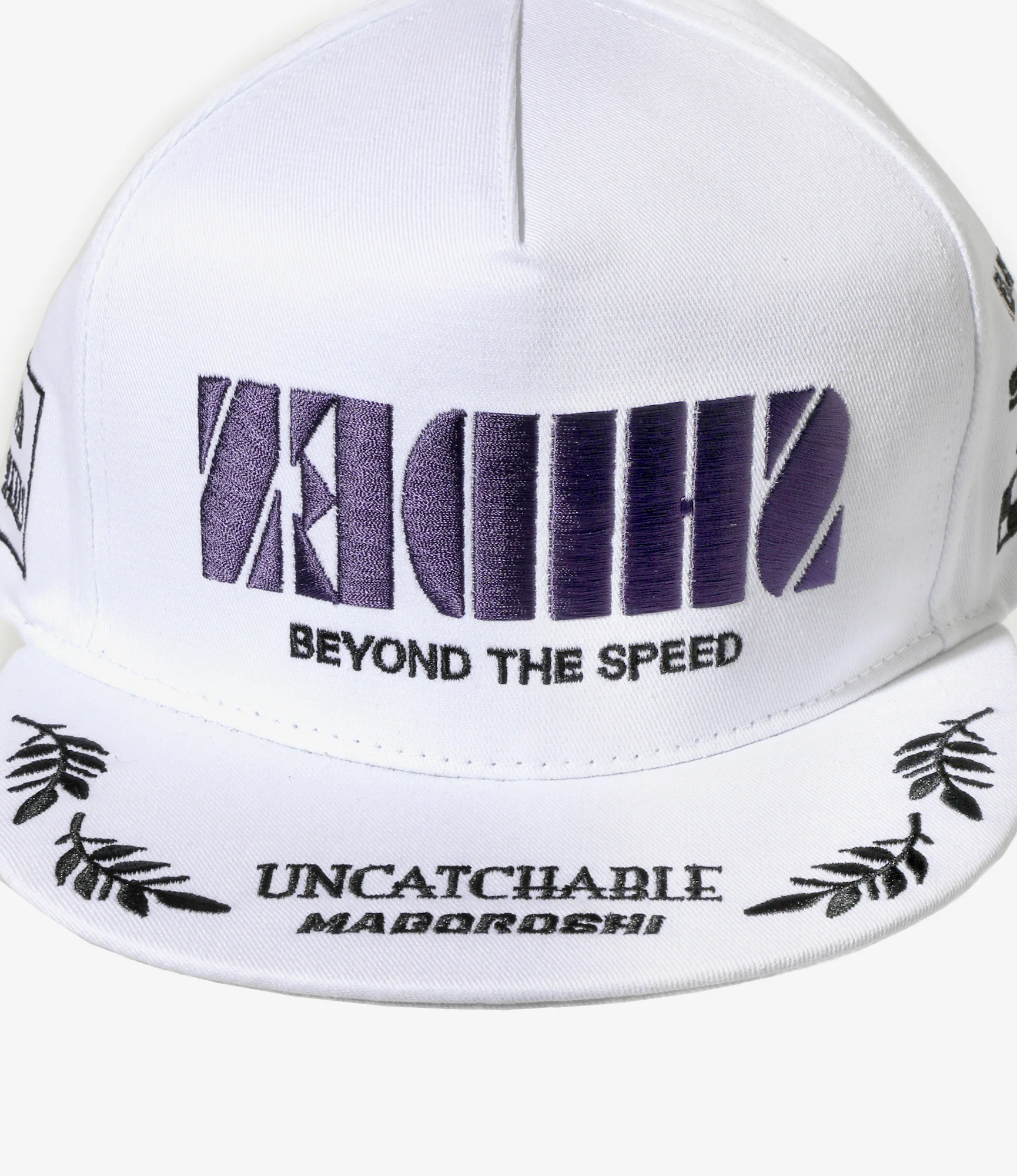 F.V. Racing Cap - White - Cotton Twill - Image 3