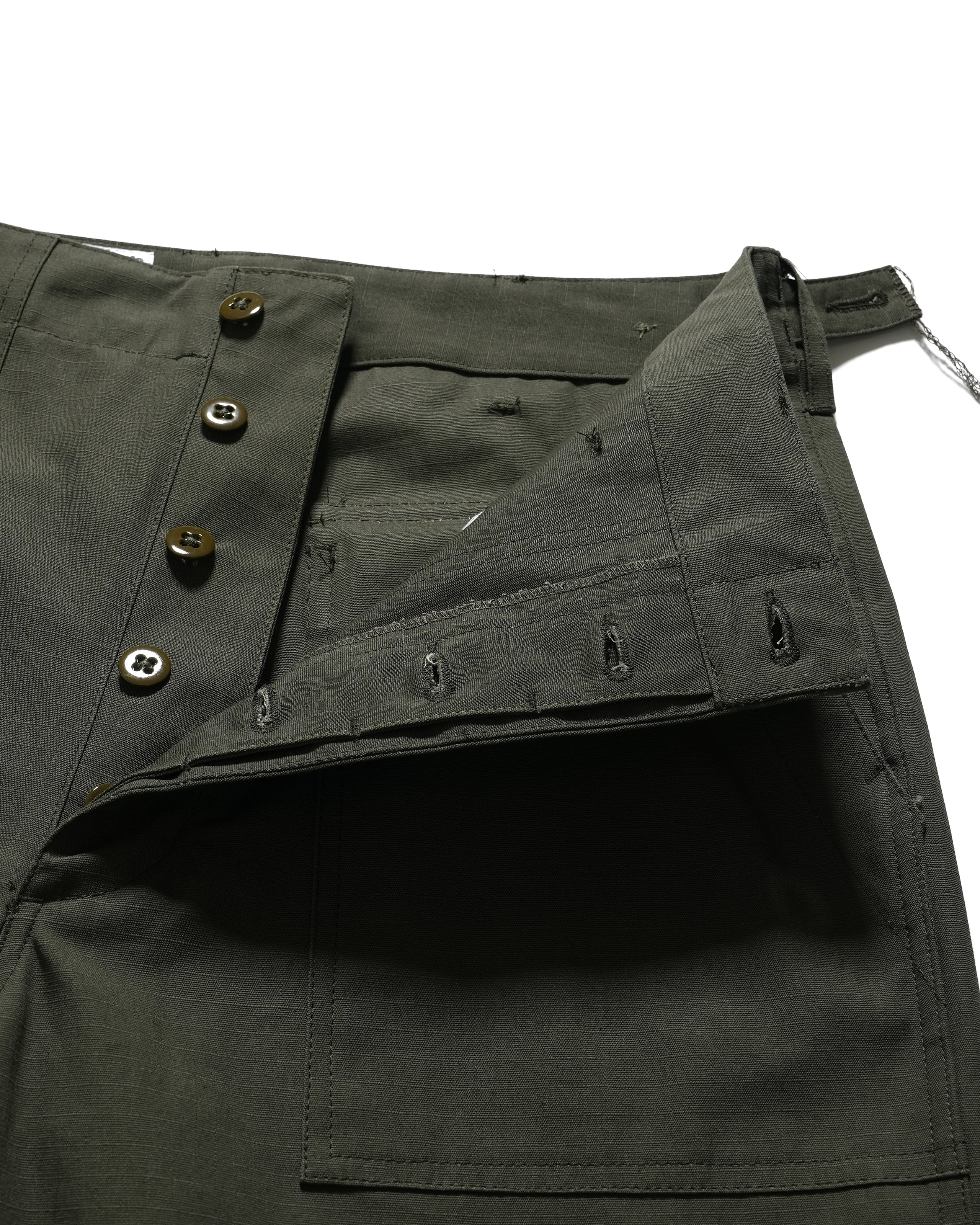 Fatigue Pant - Olive Heavyweight Cotton Ripstop - Image 3