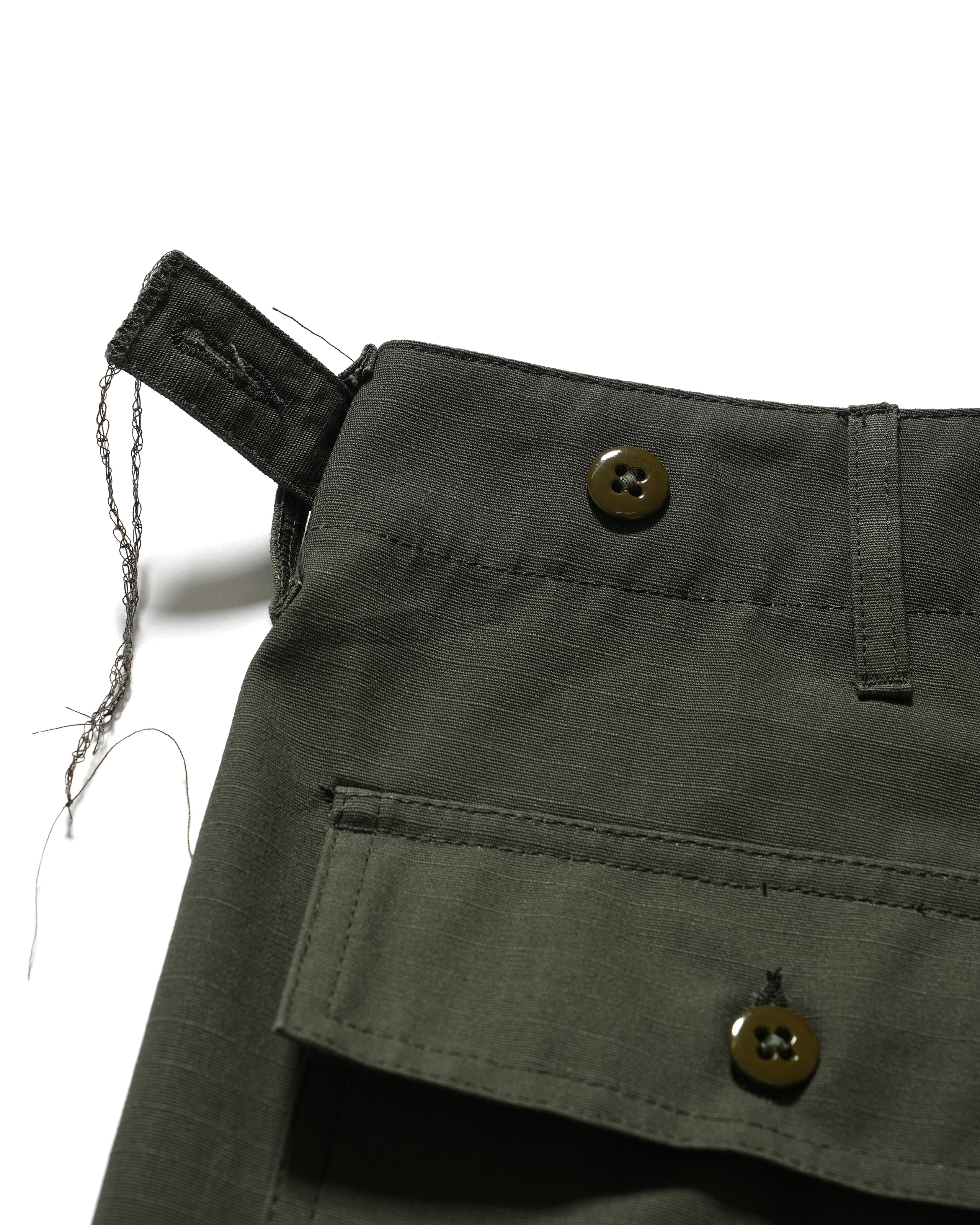 Fatigue Pant - Olive Heavyweight Cotton Ripstop - Image 4