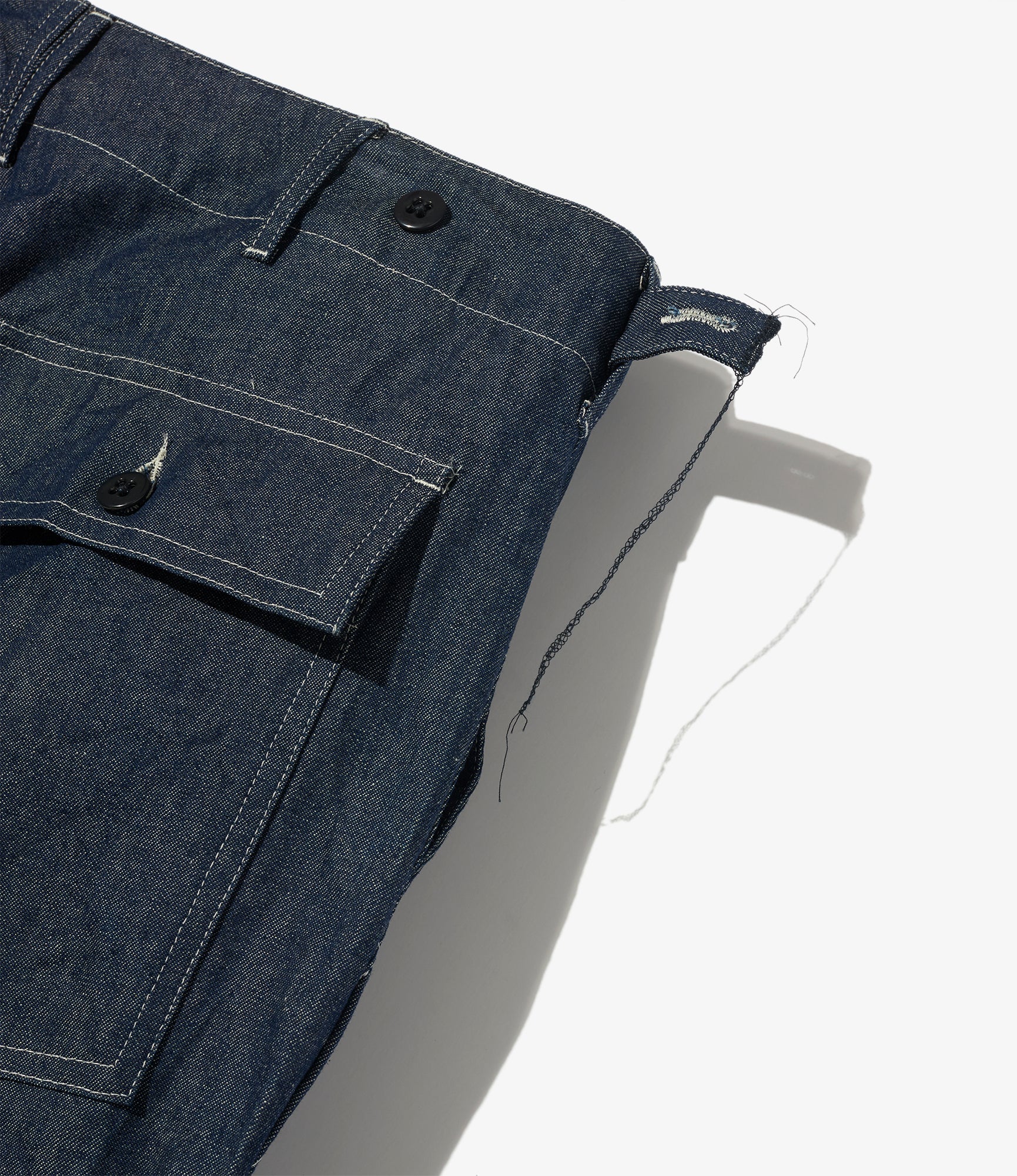 Fatigue Pant - Indigo industrial 8oz Denim - Image 3