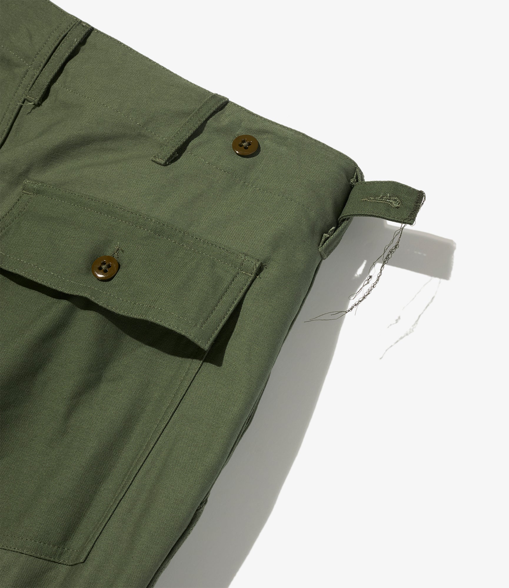 Fatigue Pant - Olive Cotton Reverse Sateen - Image 3