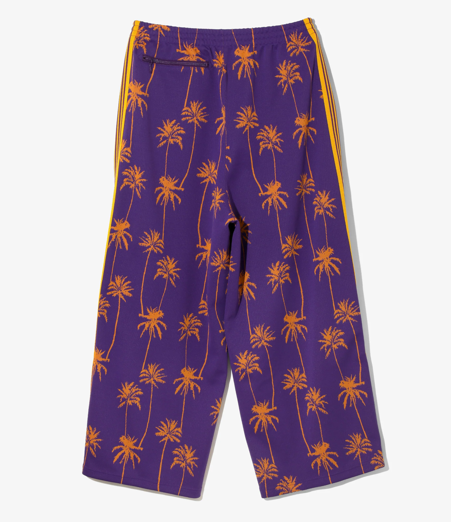 H.D. Track Pant - Purple/Orange - Poly Jq. Palm Tree Stripe - Image 5