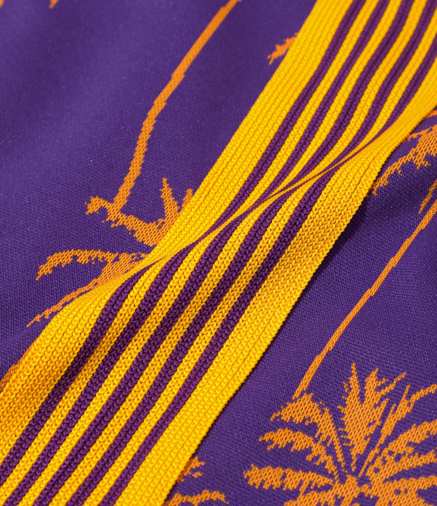 H.D. Track Pant - Purple/Orange - Poly Jq. Palm Tree Stripe - Image 6