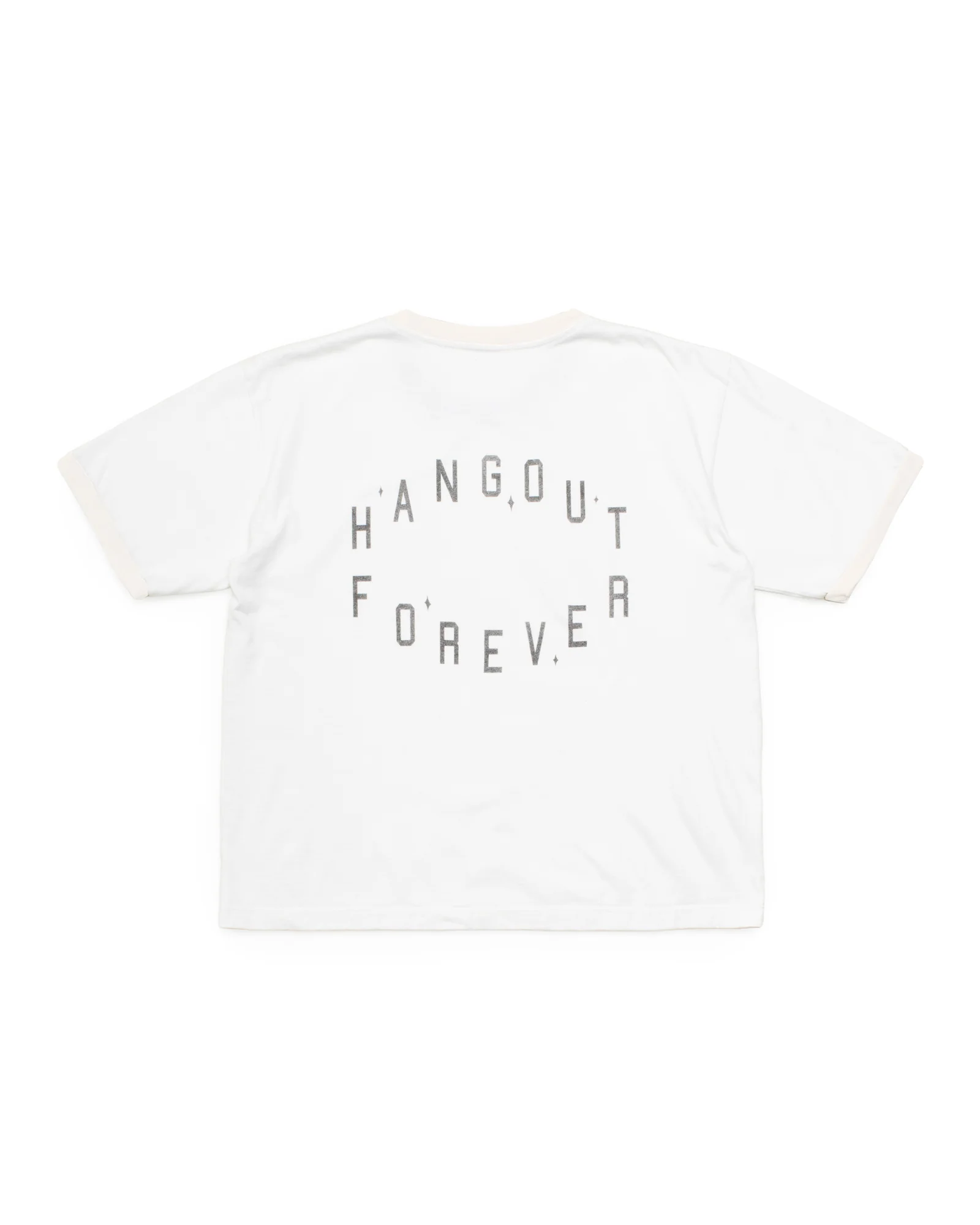 Hangout Forever - Ringer Forever Logo Tee - Washed - Image 2