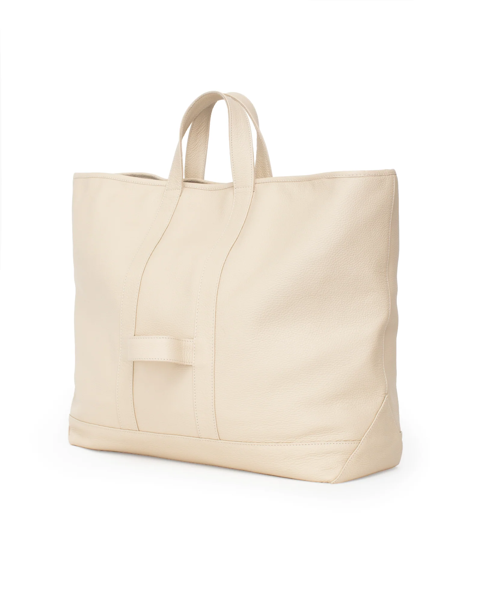Hangout Forever - Bell Tote Bag - Natural Cowhide - Image 2