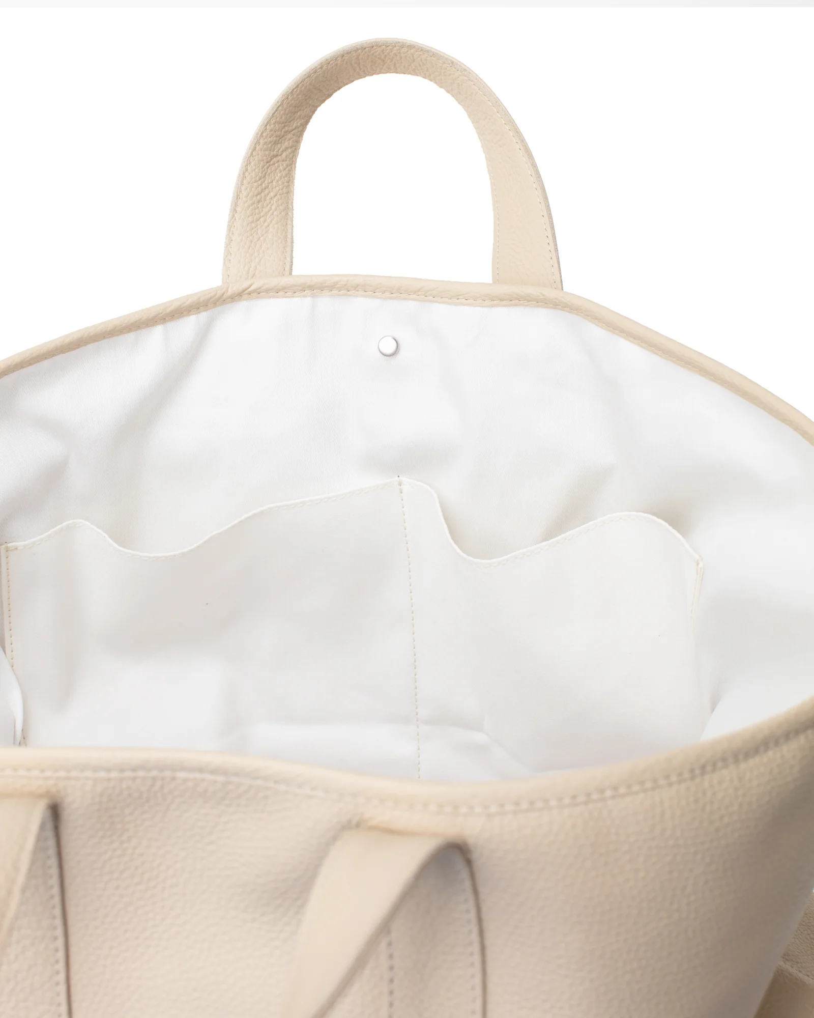 Hangout Forever - Bell Tote Bag - Natural Cowhide - Image 4