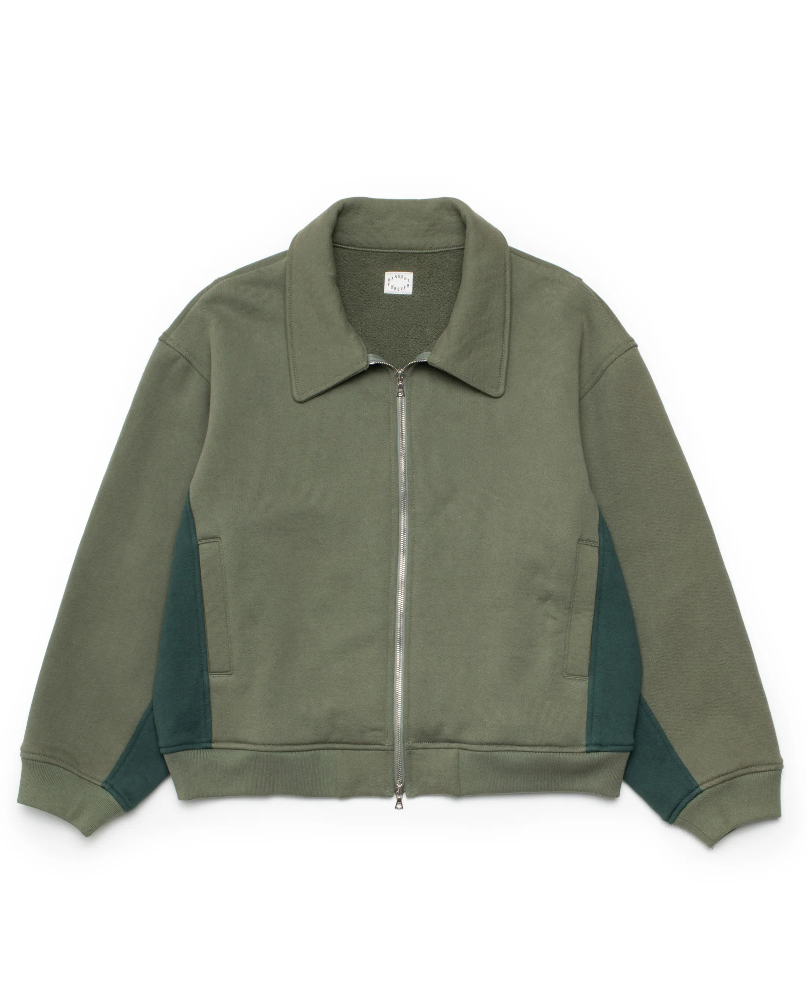 Hangout Forever - Stadium Jacket - Army Forest Green