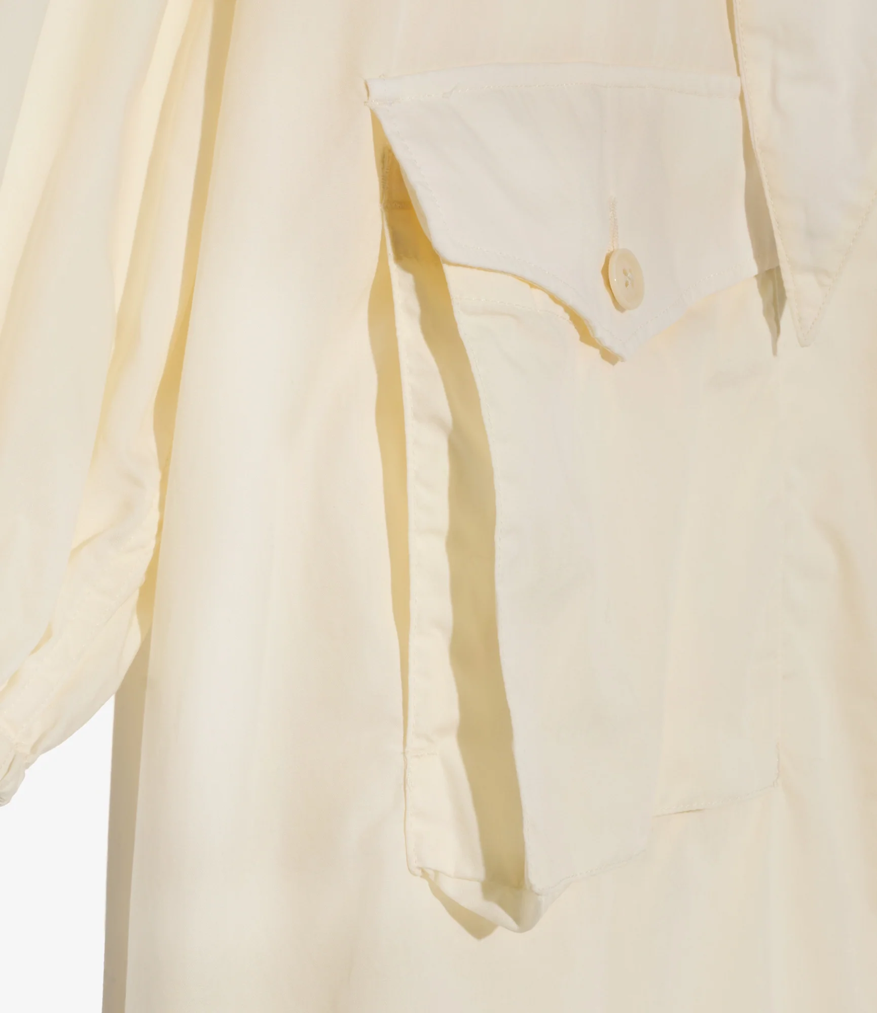 Hooded Field Dress - Ivory 50's Broadcloth - Image 2