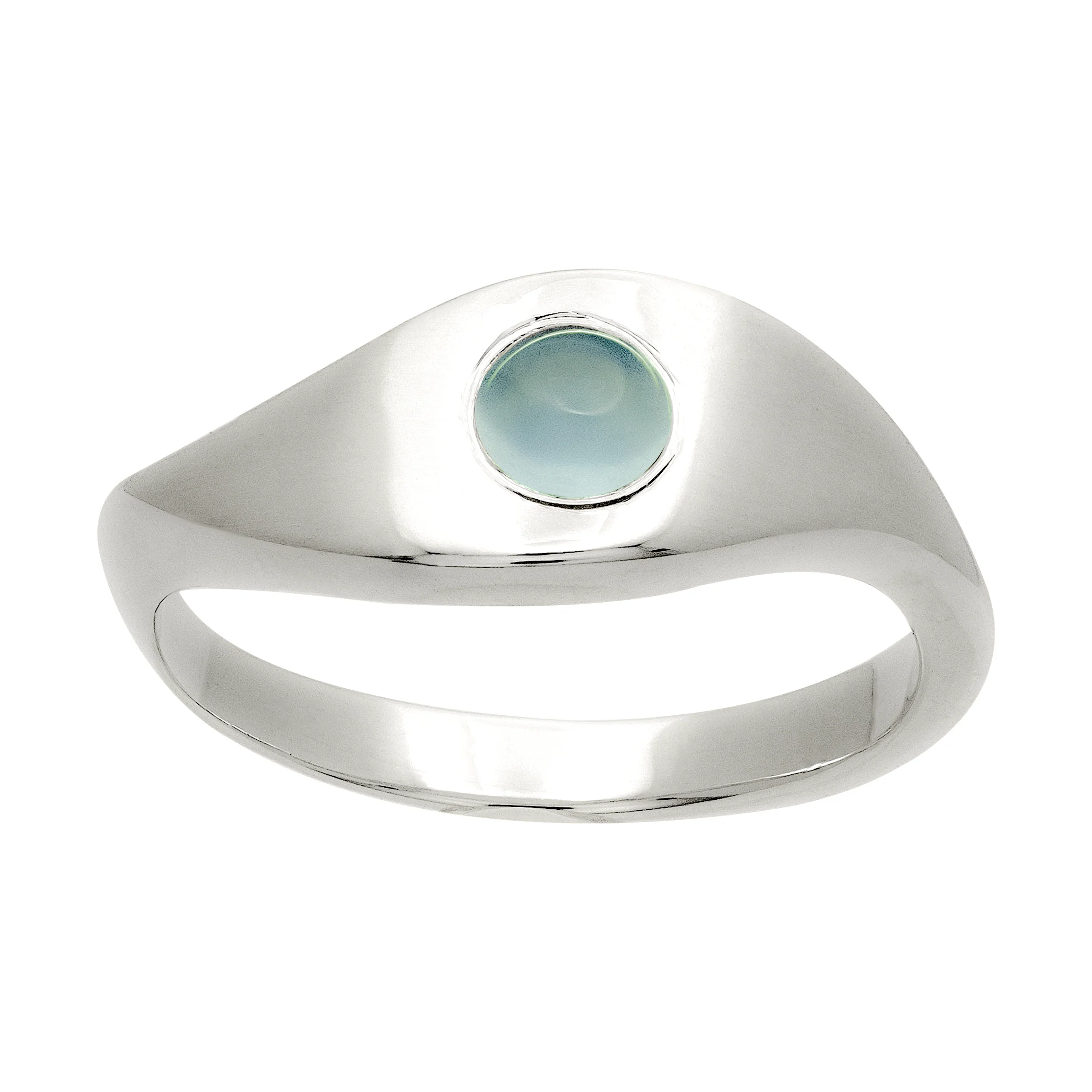 Hurricane Ring - Blue Chalcedony — Available Now