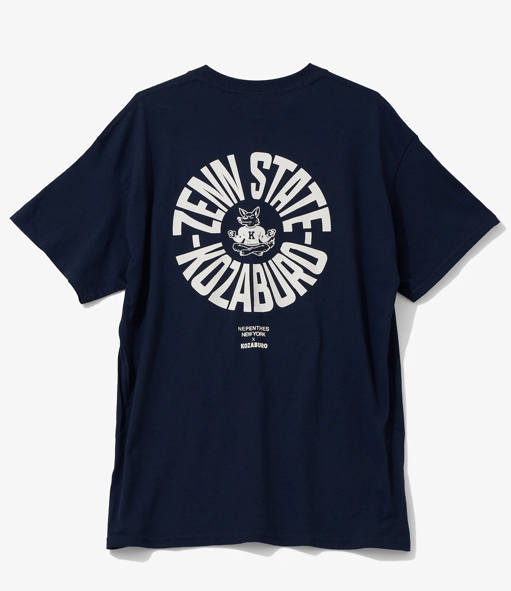 Kozaburo x NNY - Zenn State Tee - Navy - Image 2