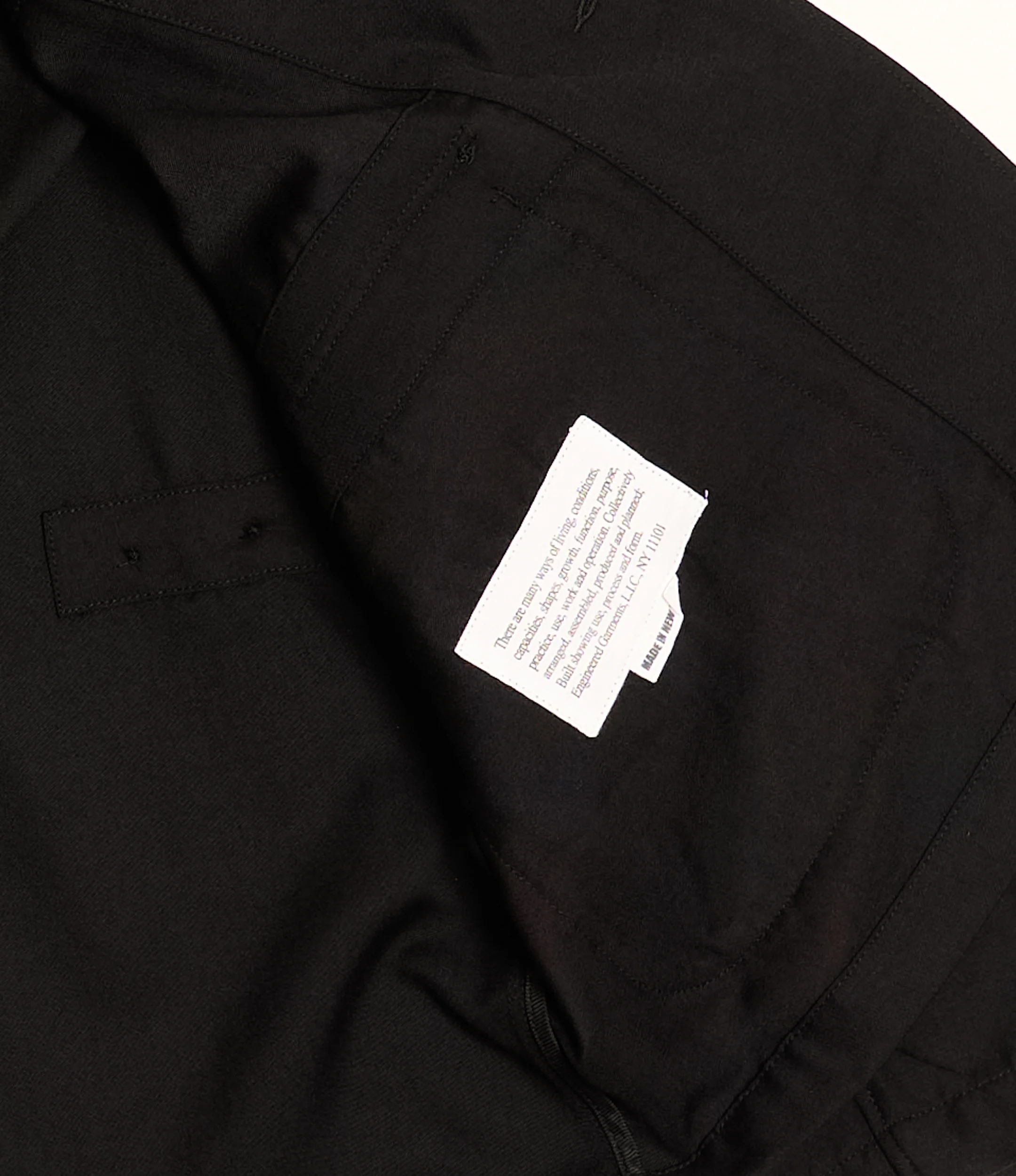 Loiter Jacket - Nepenthes Sp. - Black Tux Wool - Image 3
