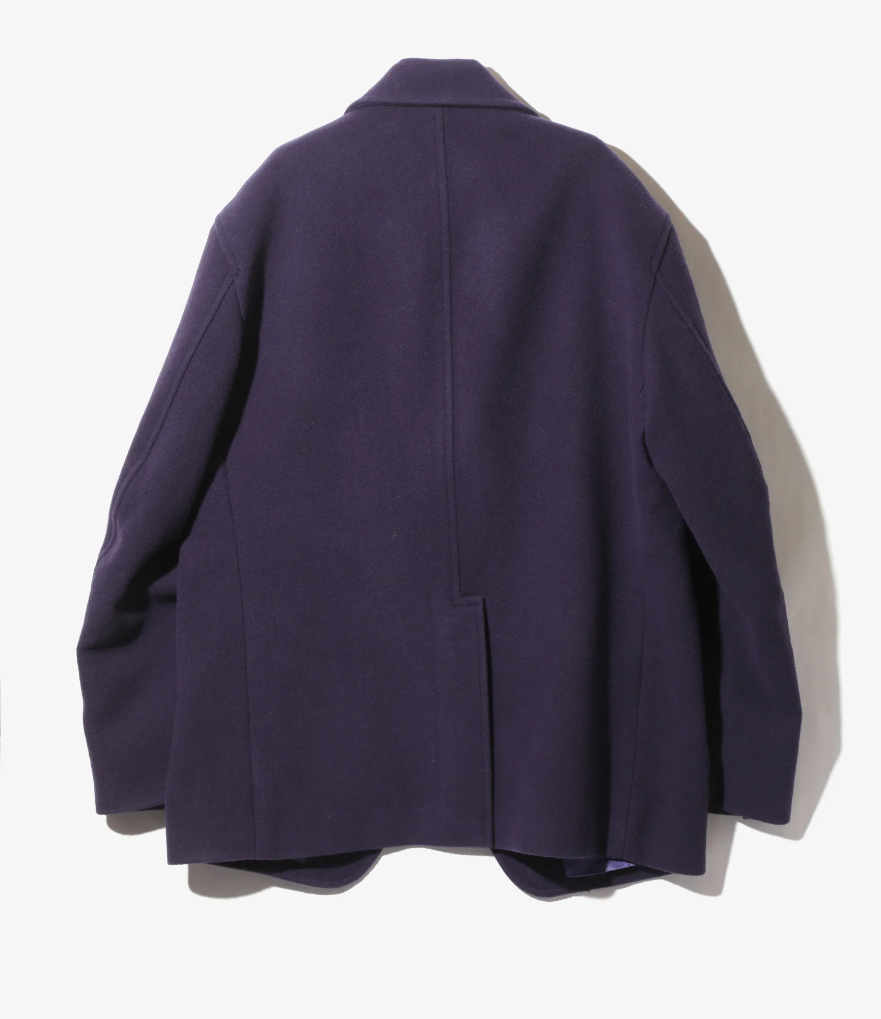 MB Single Blazer - Eggplant - Wool Moleskin - Image 5