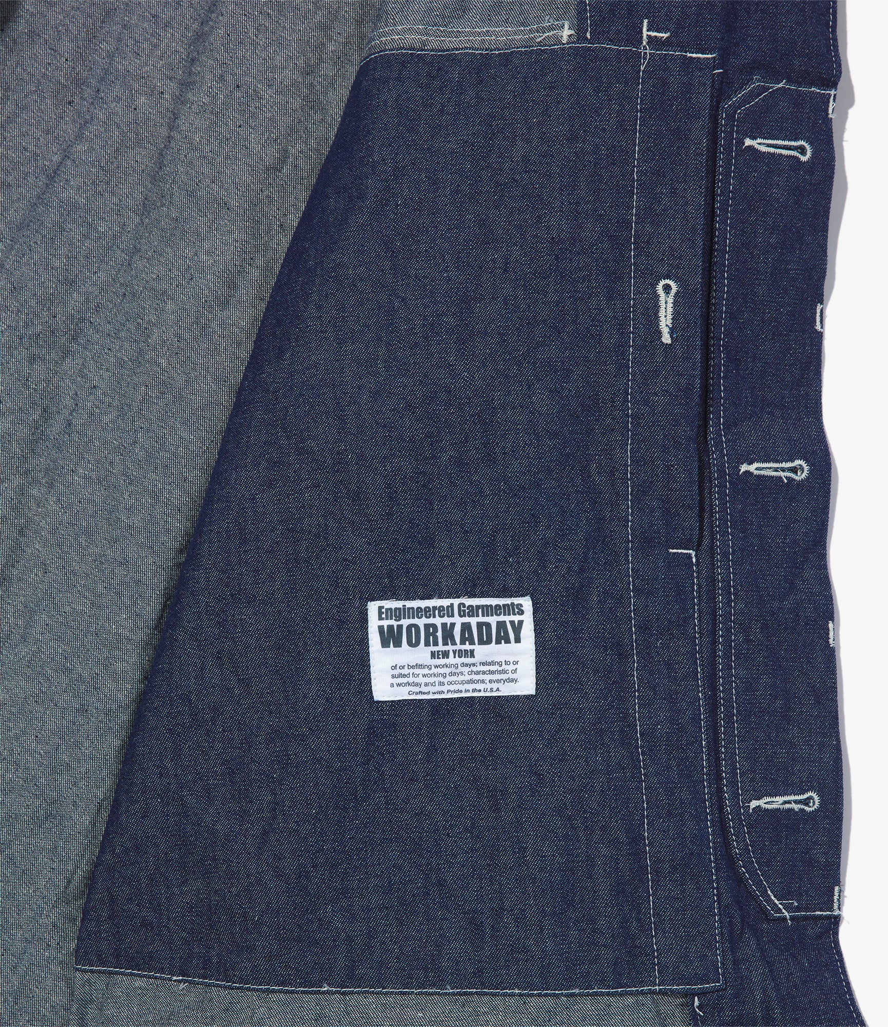 MC Jacket - Indigo Industrial 8oz Denim - Image 3