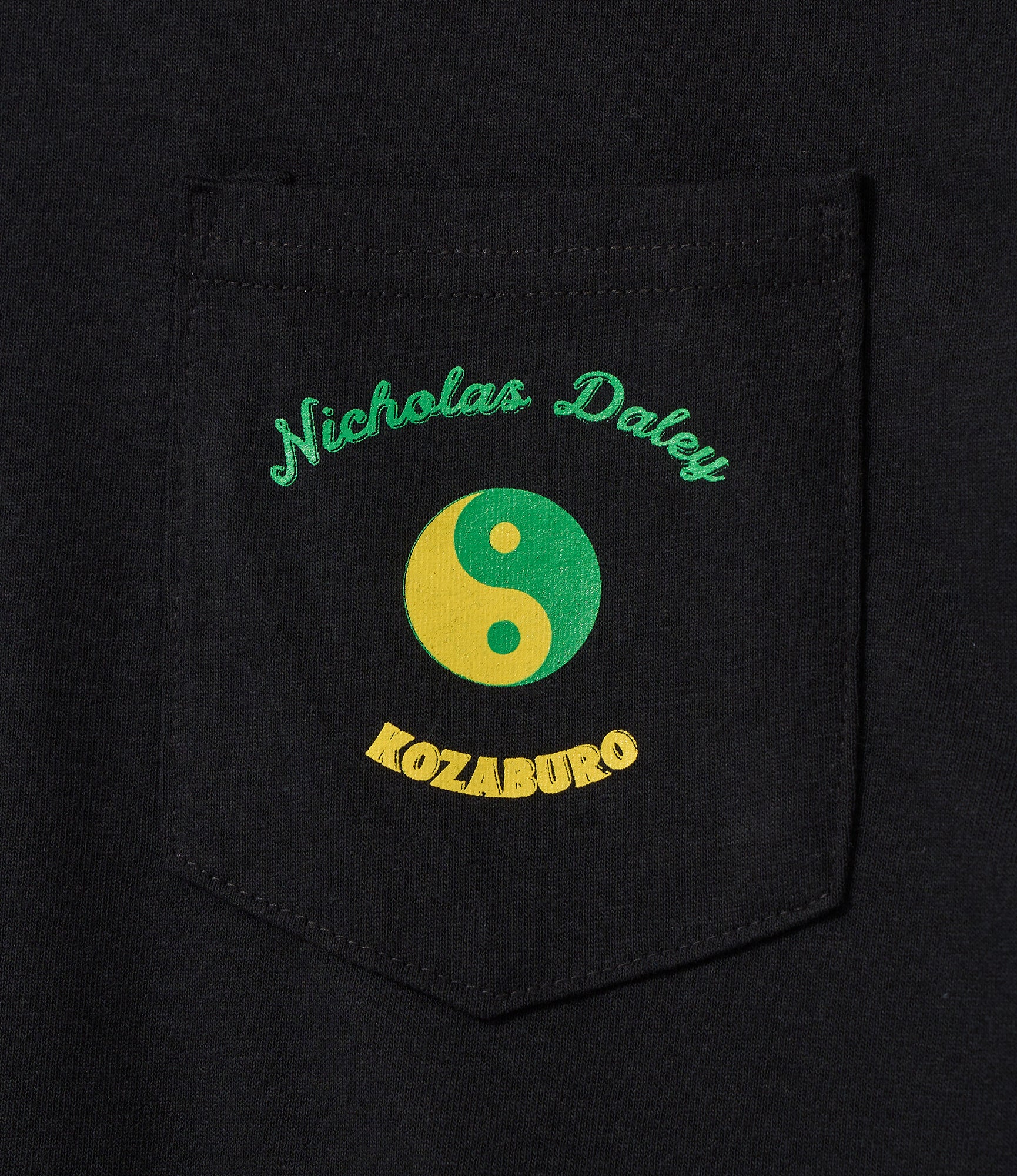 N.D. x Kozaburo x NNY - Ying Yang Tee - Black - Image 3