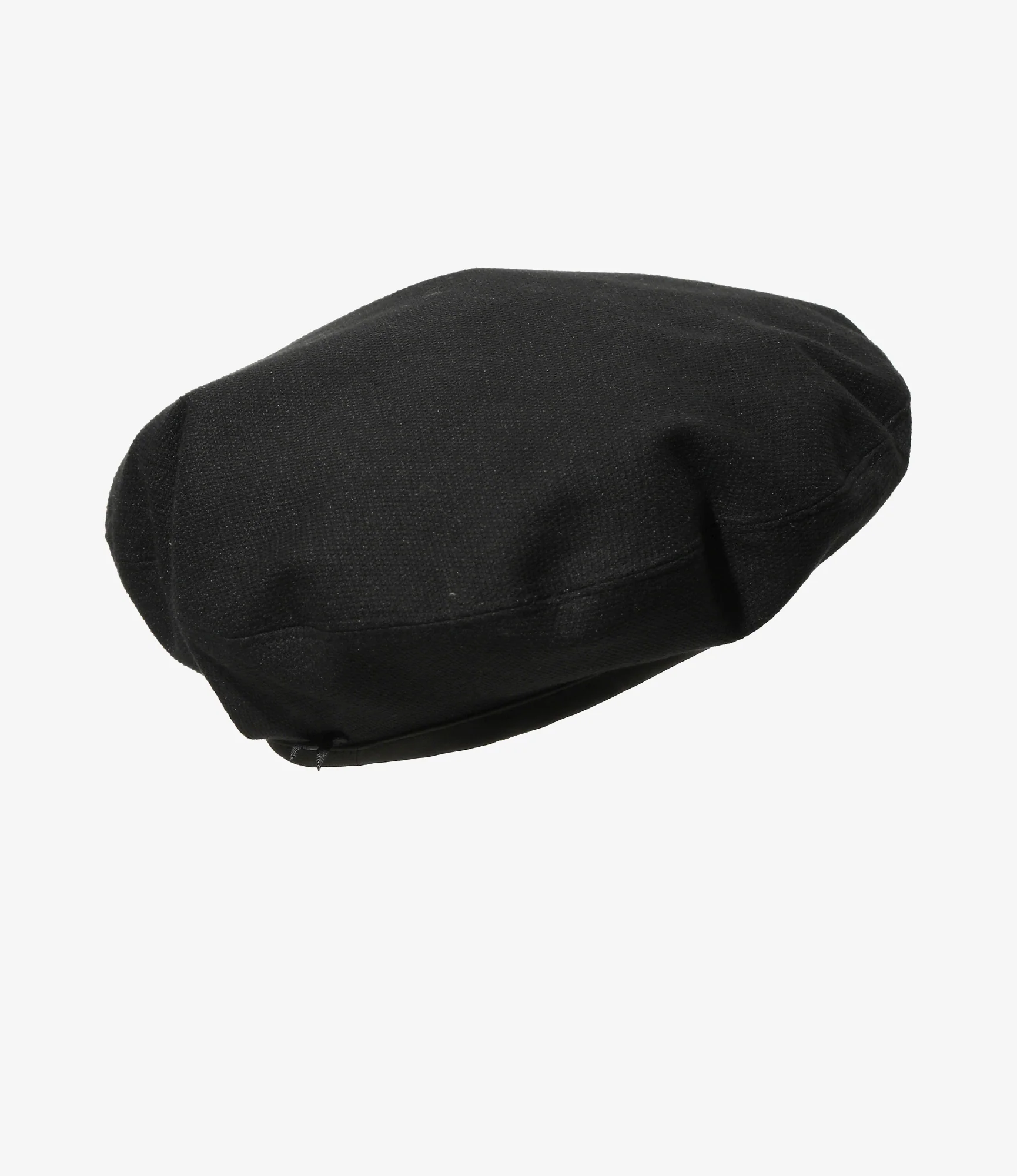 Beret - Black - Linen Nylon Oxford - Image 3