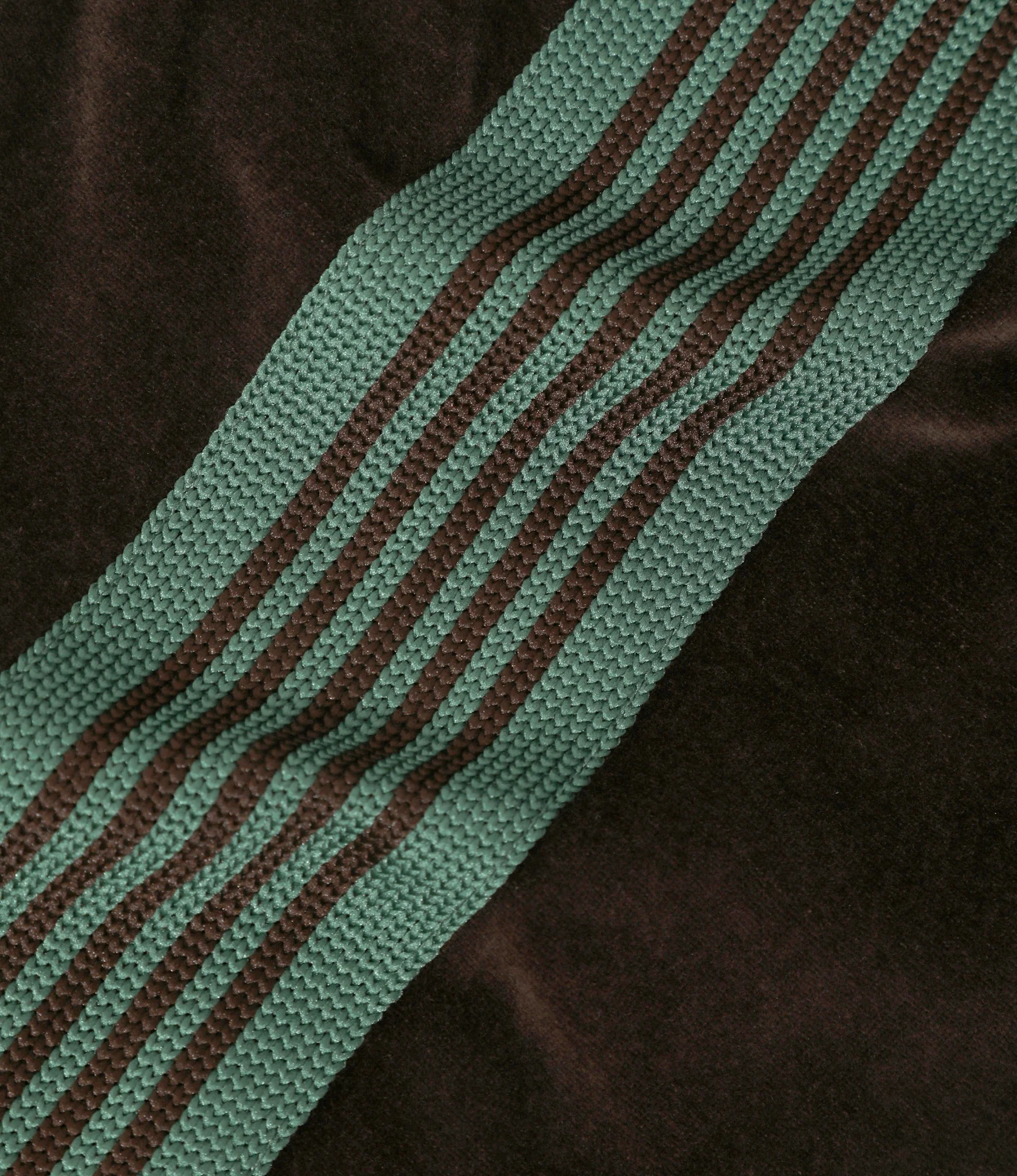 Boot-Cut Track Pant - Brown - C/PE Velour - Image 6