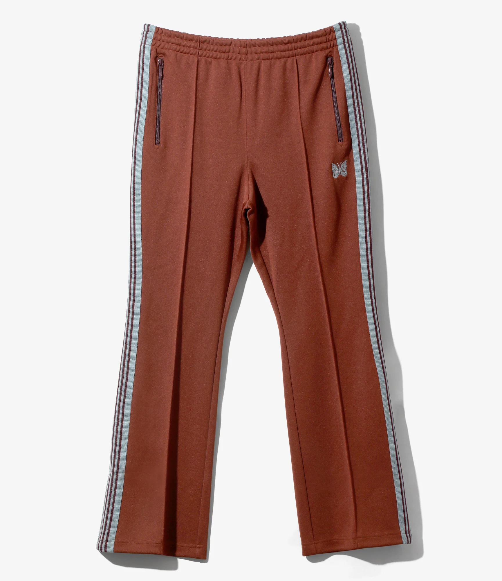 Boot-Cut Track Pant - Rust - Poly Smooth