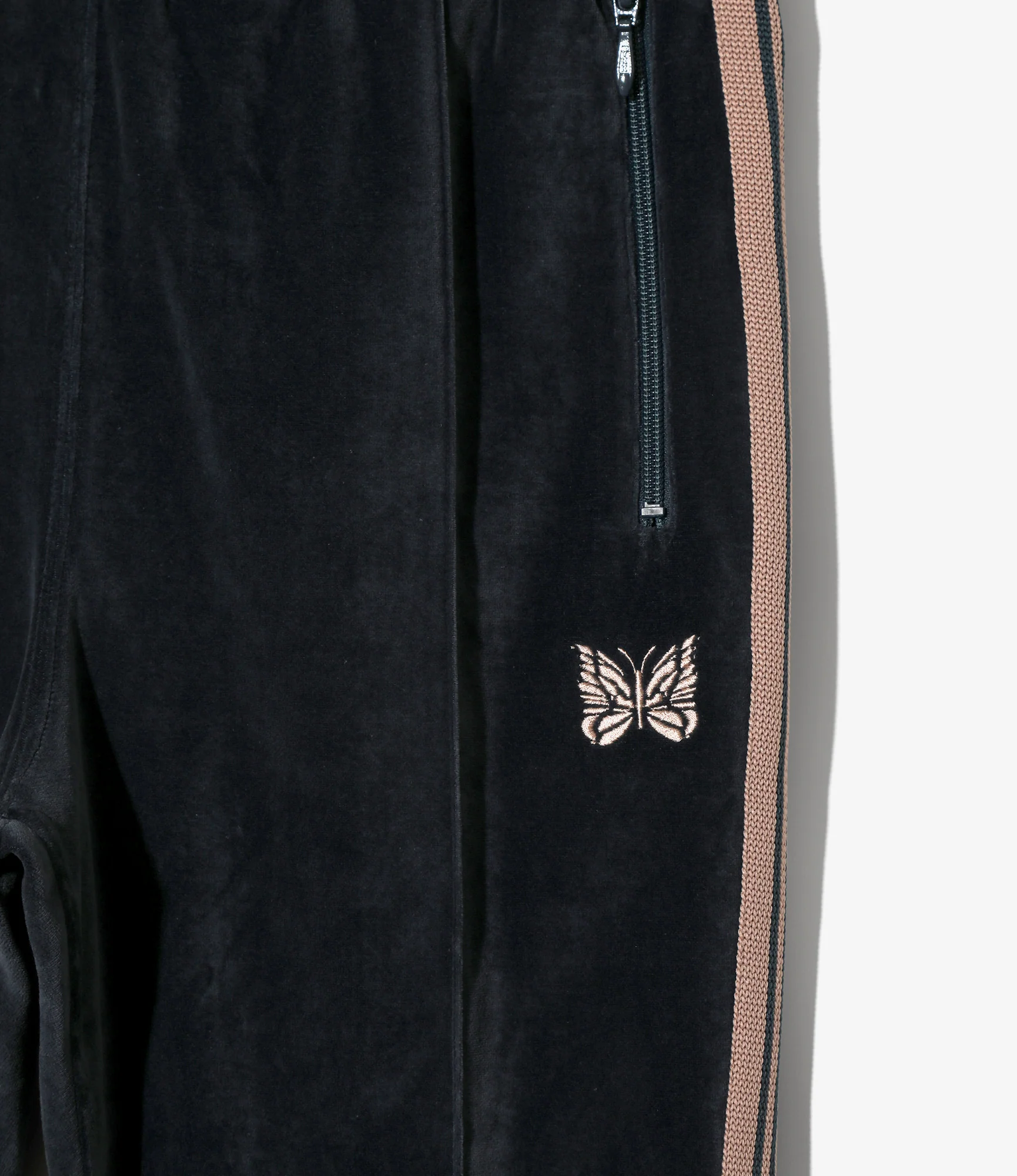 Boot-Cut Track Pant - Steel Blue - C/PE Velour - Image 2